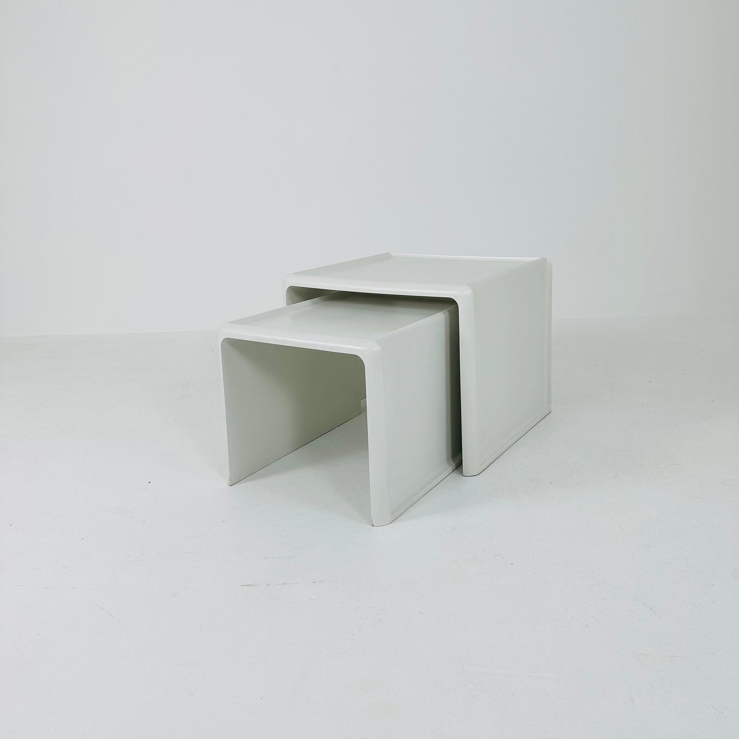 Space Age Nesting /end tables by Peter Ghyczy for Horn Collection,1970s.