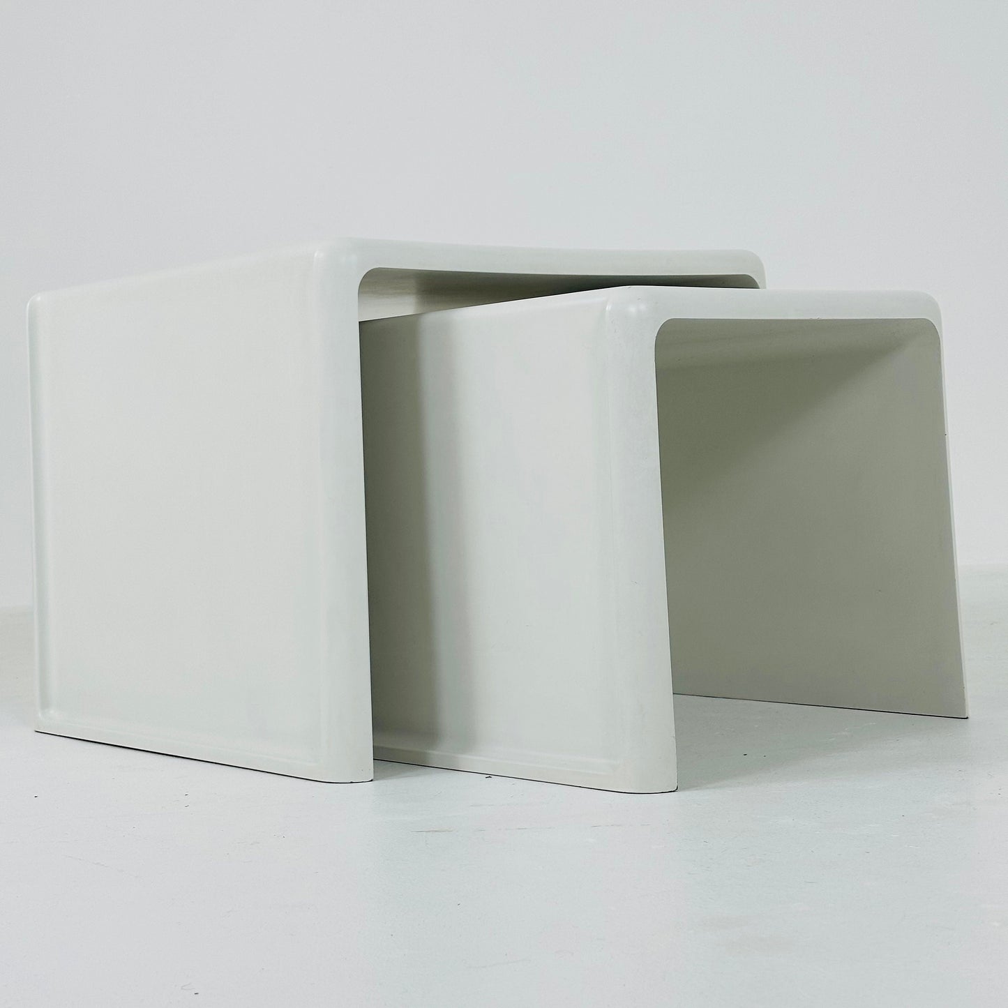 Space Age Nesting /end tables by Peter Ghyczy for Horn Collection,1970s.