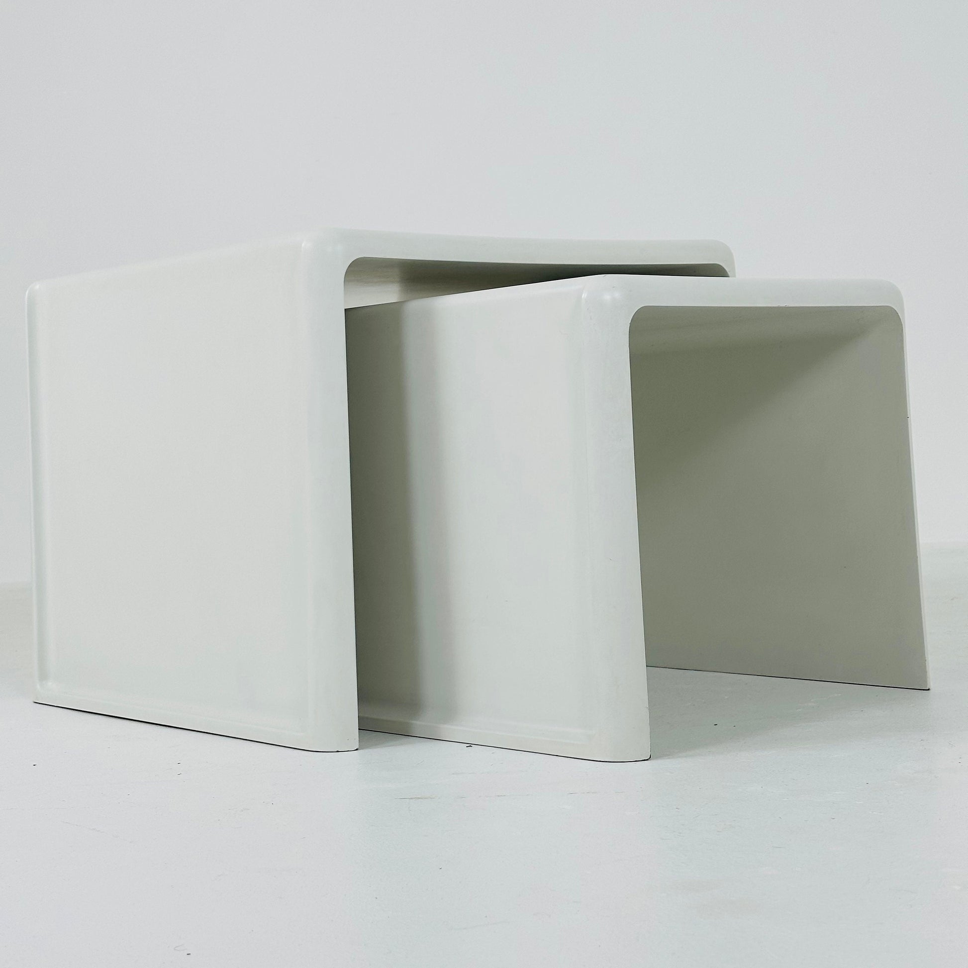 Space Age Nesting /end tables by Peter Ghyczy for Horn Collection,1970s.