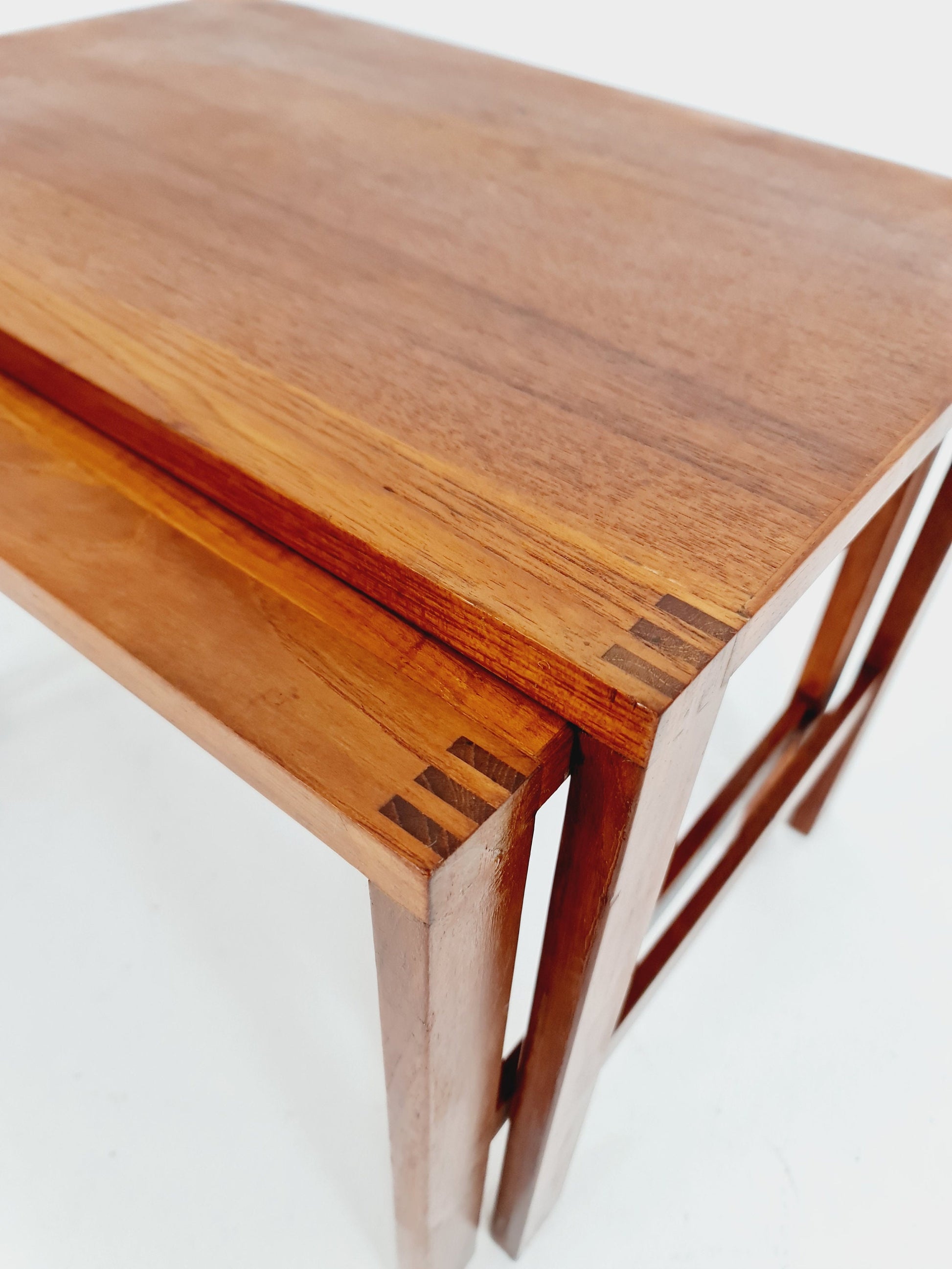Midcentury Danish teak nesting tables/ side tables by Salin Möbler, 1960s