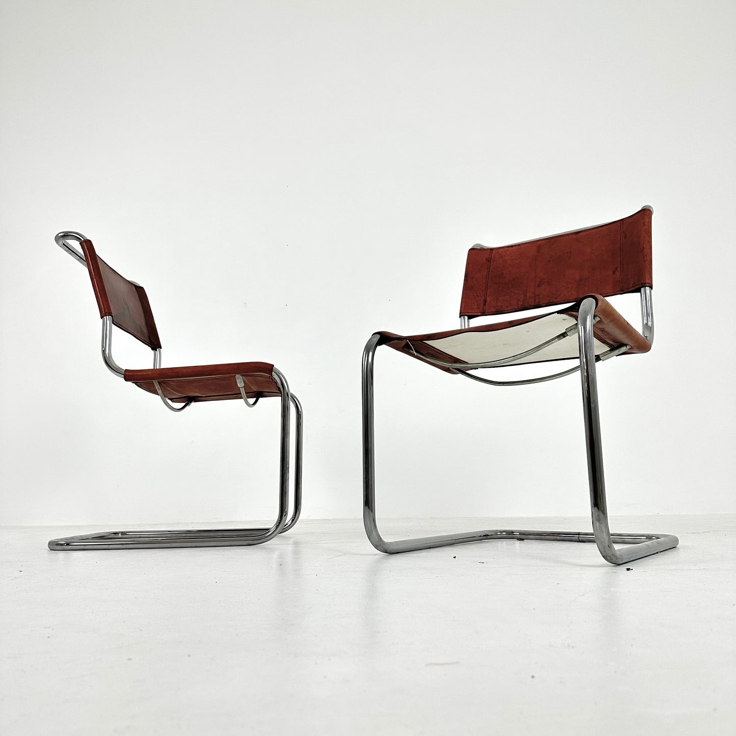 1 of 6 Mid-Century Vintage S33 Chair by Mart Stam & Marcel Breuer from Thonet 1980s