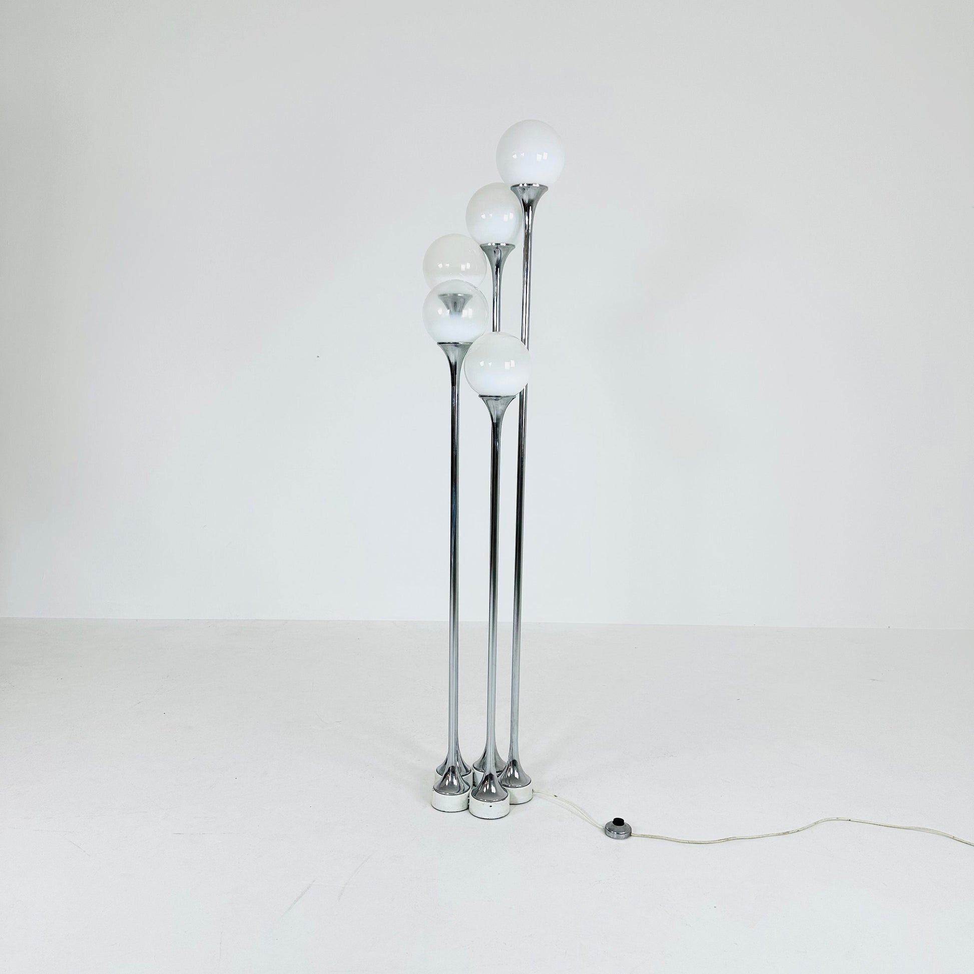 Rare Mid-Century Italian floor lamp by Targetti Sankey, 1960s