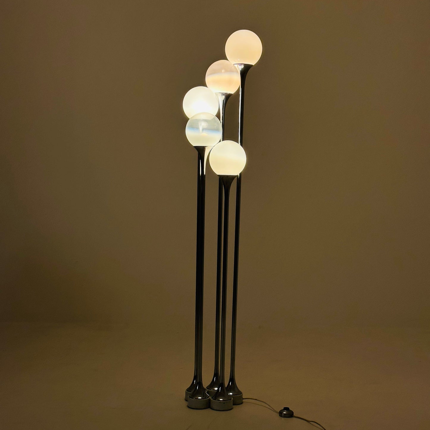 Rare Mid-Century Italian floor lamp by Targetti Sankey, 1960s
