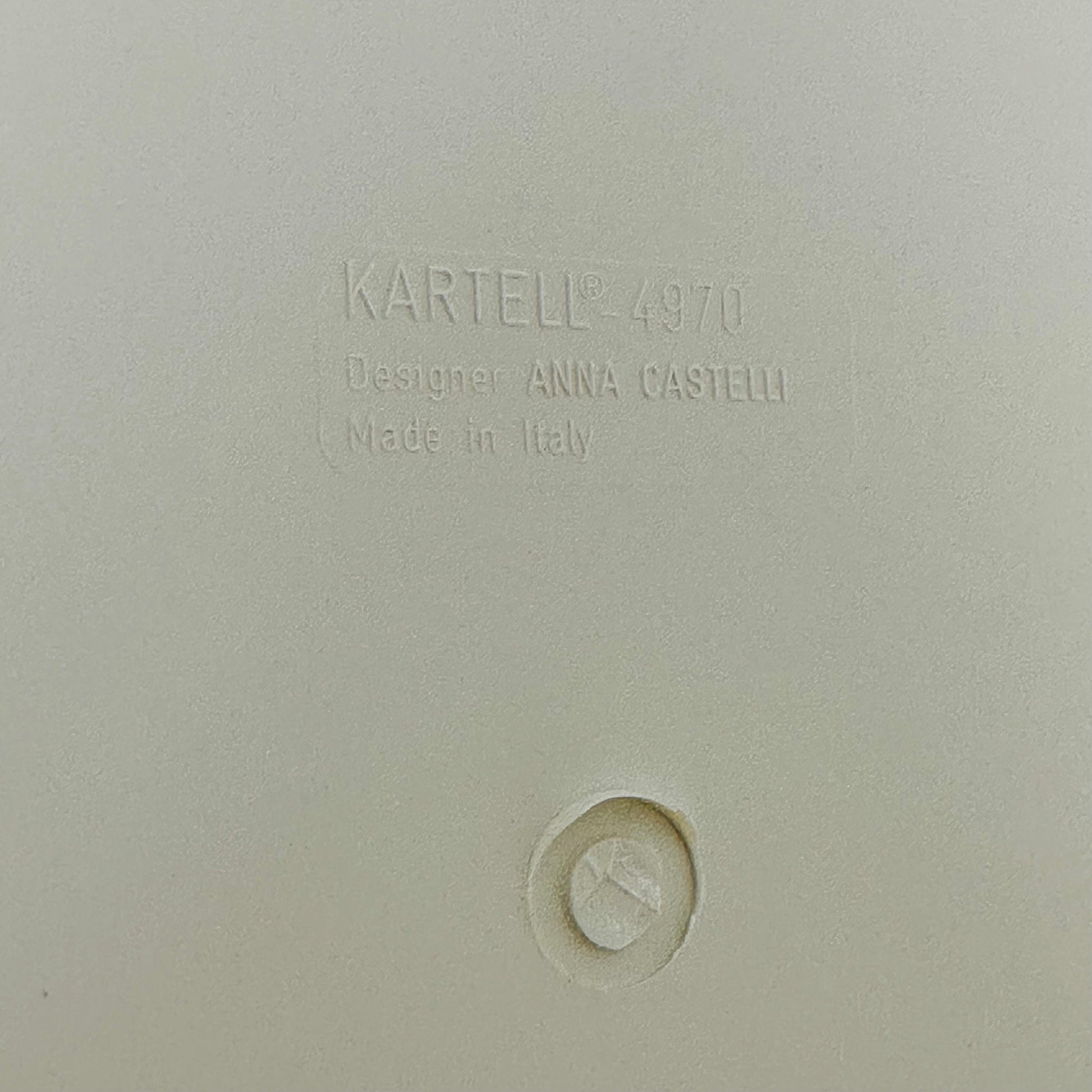 Off-White Modular Trolley by Anna Castelli for Kartell, Italy, 1960s