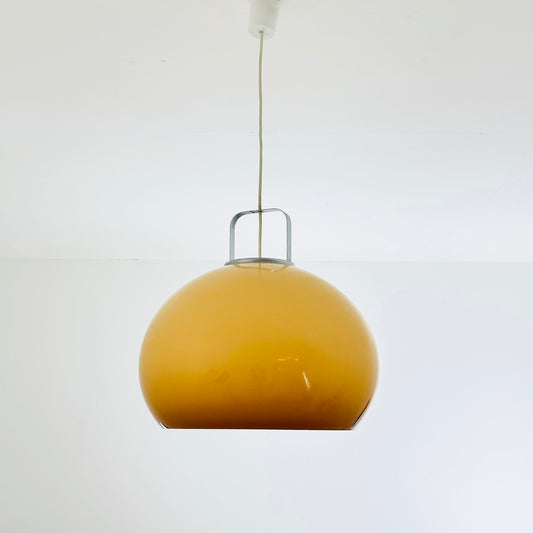 Space Age Pendant lamp by Harvey Guzzini based on a design by Luigi Massoni from the 1960s.