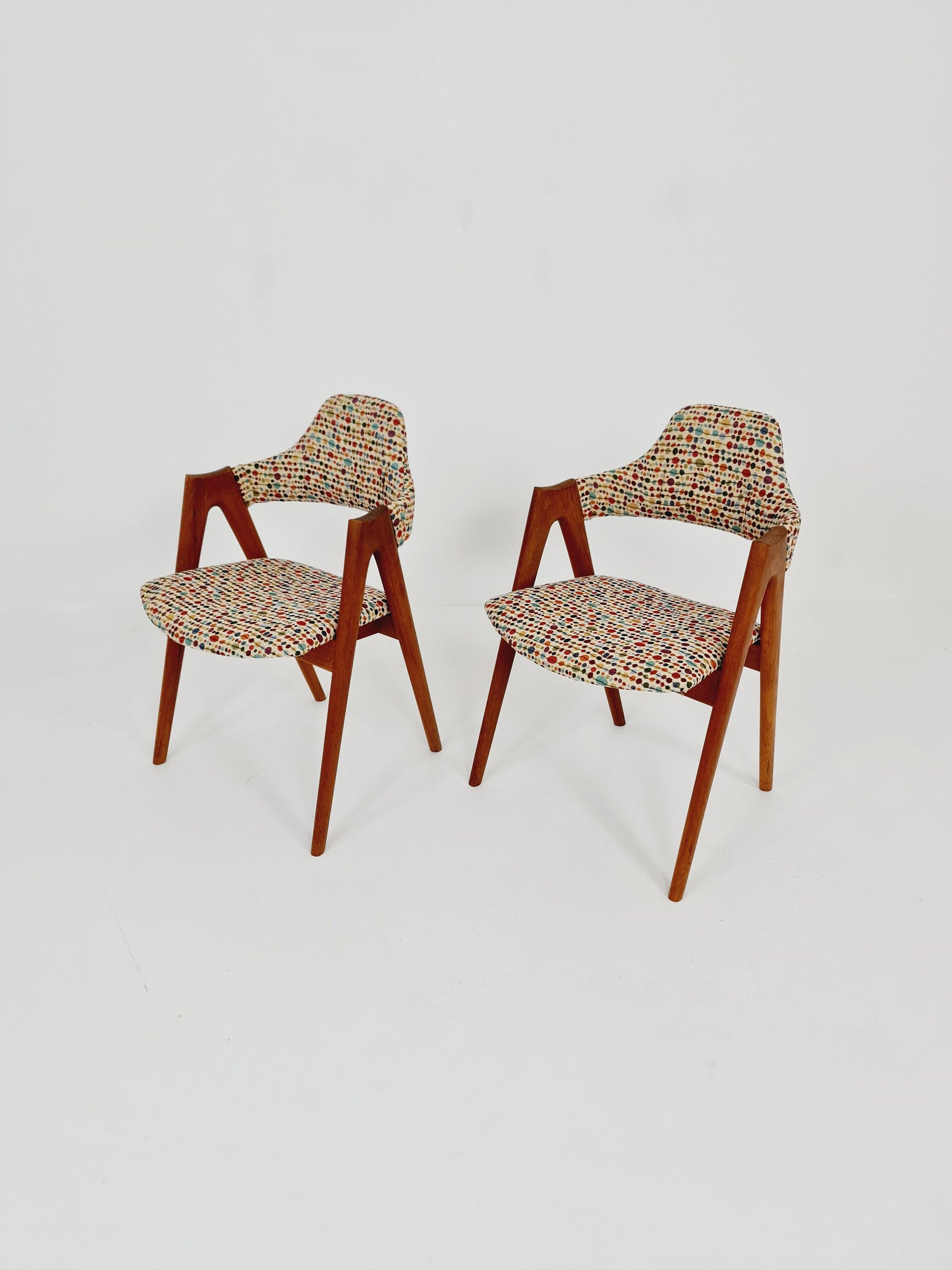 Mid Century Danish dining chairs by Kai Kristiansen for Schou Andersen Model 170 - 1960s, set of 2