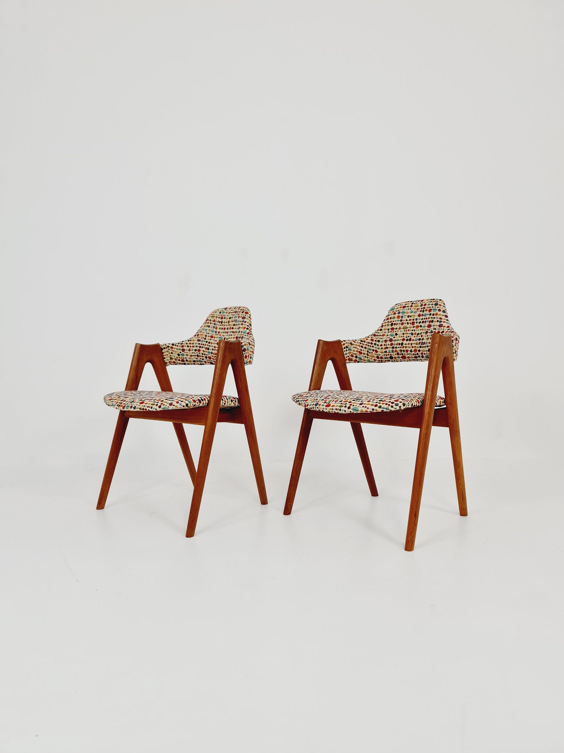 Mid Century Danish dining chairs by Kai Kristiansen for Schou Andersen Model 170 - 1960s, set of 2