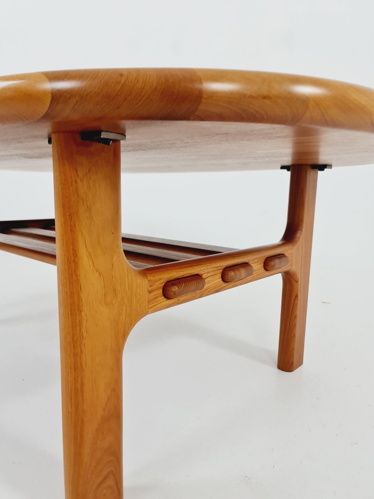 Danish Teak solid coffee table/ side table By Niels Bach for Randers Möbel, 1960s