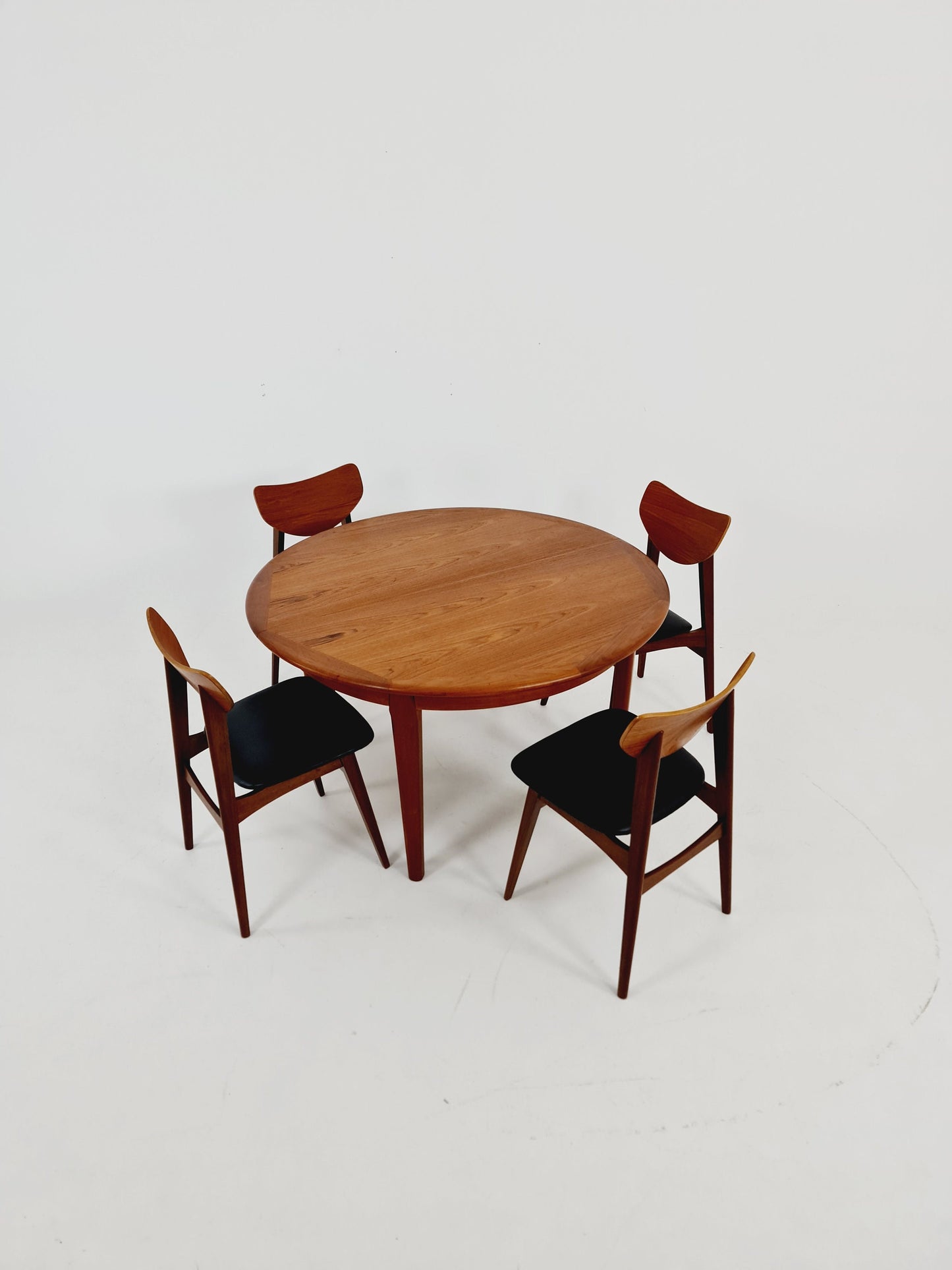 Danish Modern Falster Teak Expandable Dining Table, 1960s