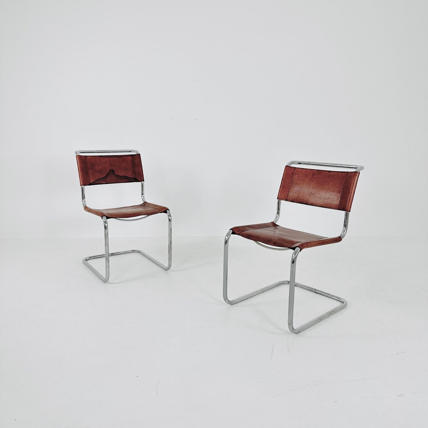 1 of 6 Mid-Century Vintage S33 Chair by Mart Stam & Marcel Breuer from Thonet 1980s