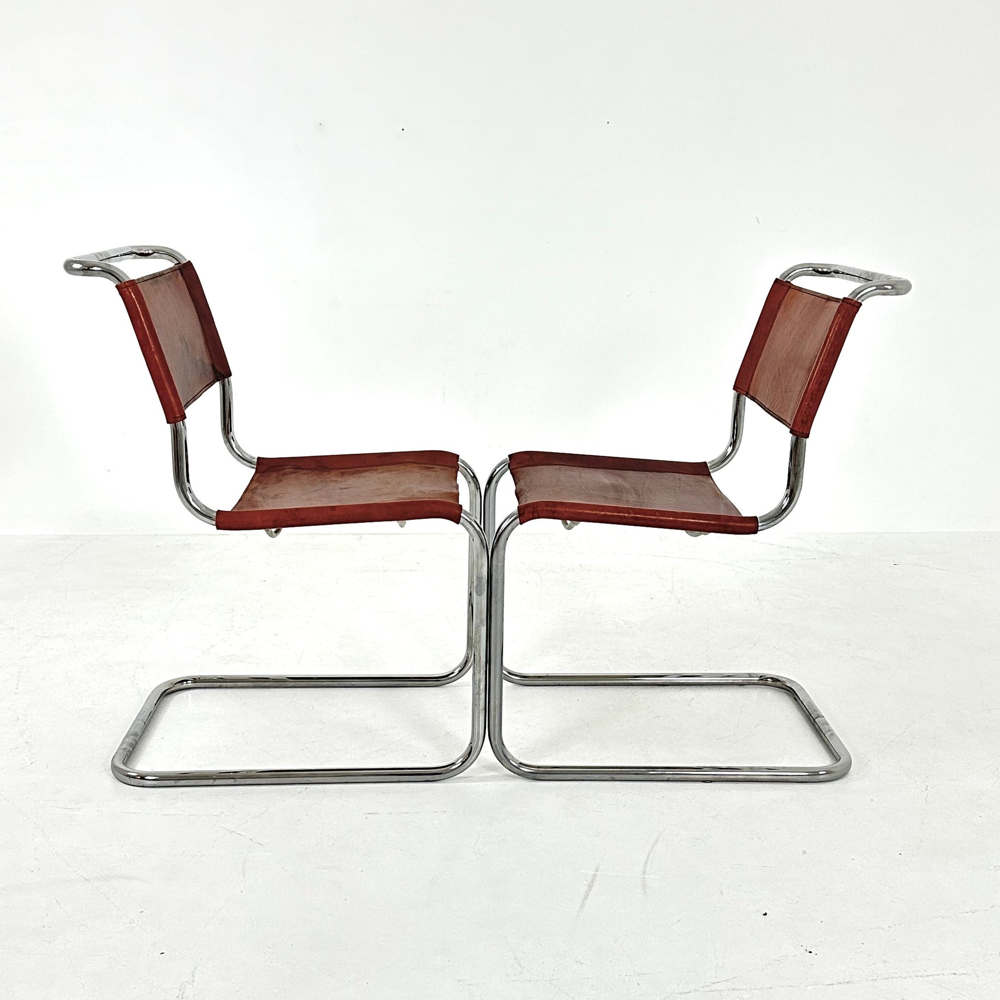 1 of 6 Mid-Century Vintage S33 Chair by Mart Stam & Marcel Breuer from Thonet 1980s