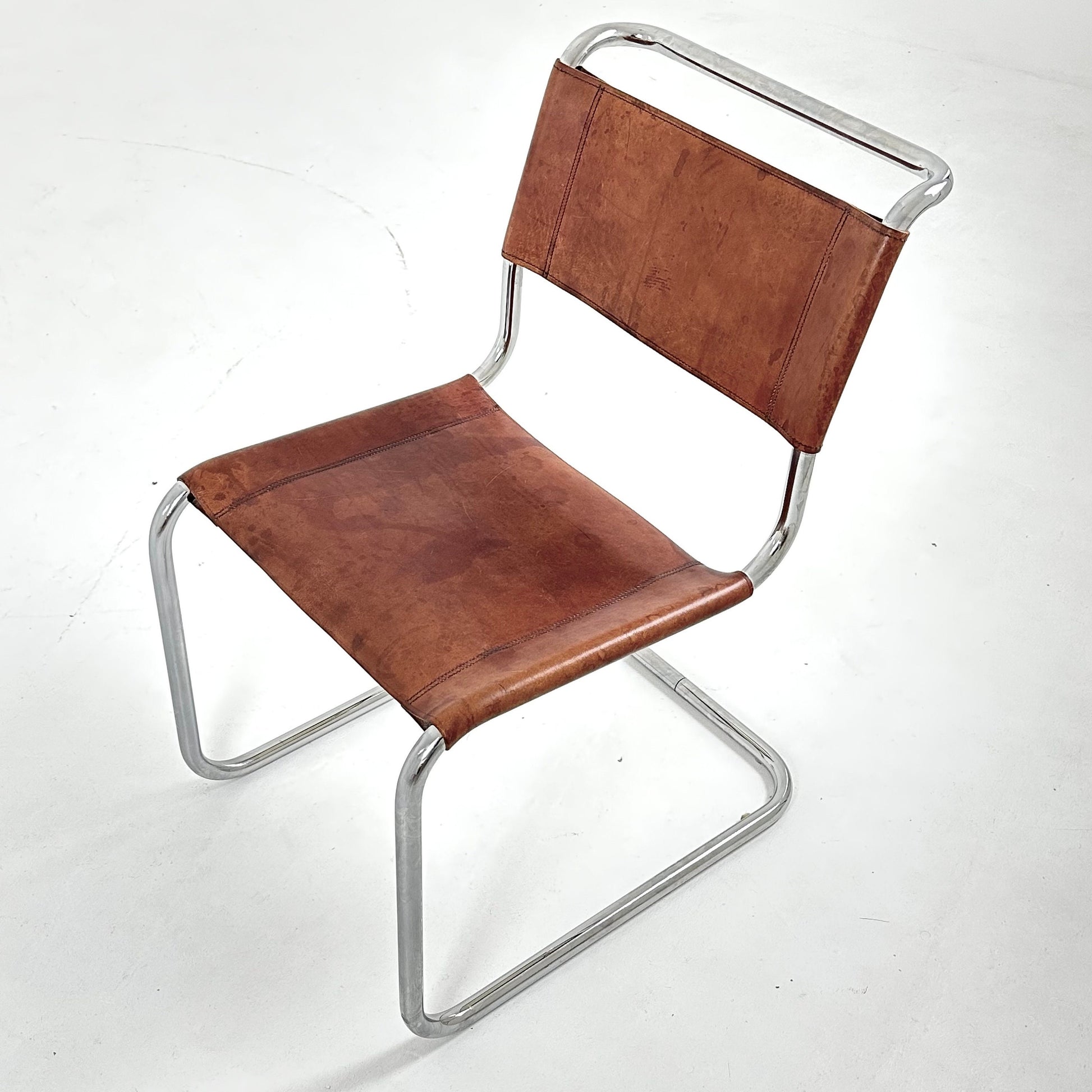 1 of 6 Mid-Century Vintage S33 Chair by Mart Stam & Marcel Breuer from Thonet 1980s
