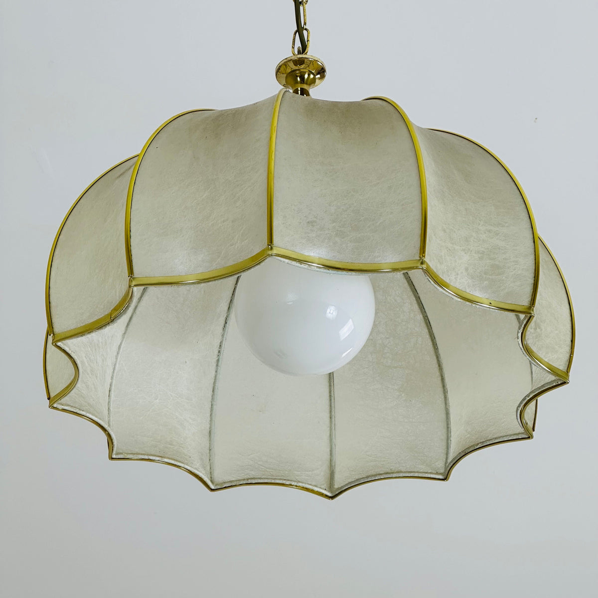 Mid century Colonial style ceiling lamp , Italy, 1970s