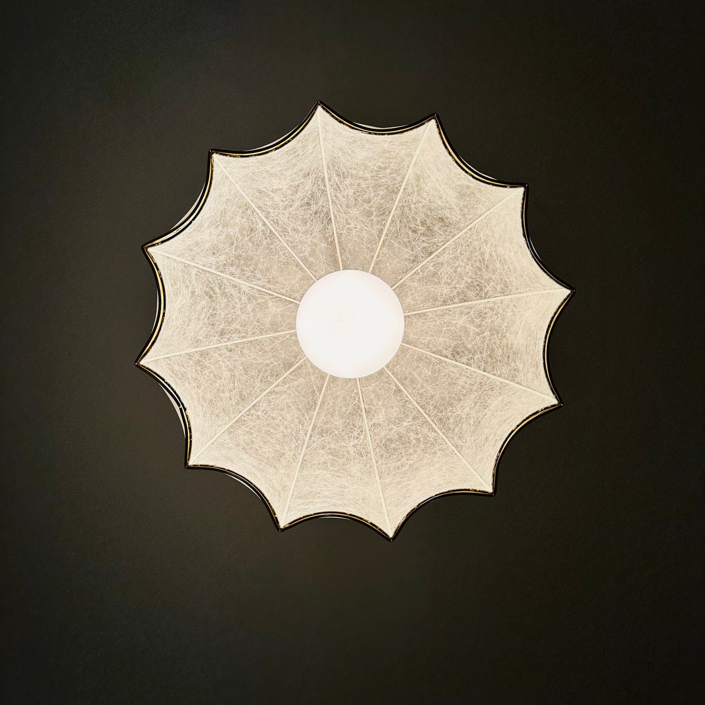 Mid century Colonial style ceiling lamp , Italy, 1970s