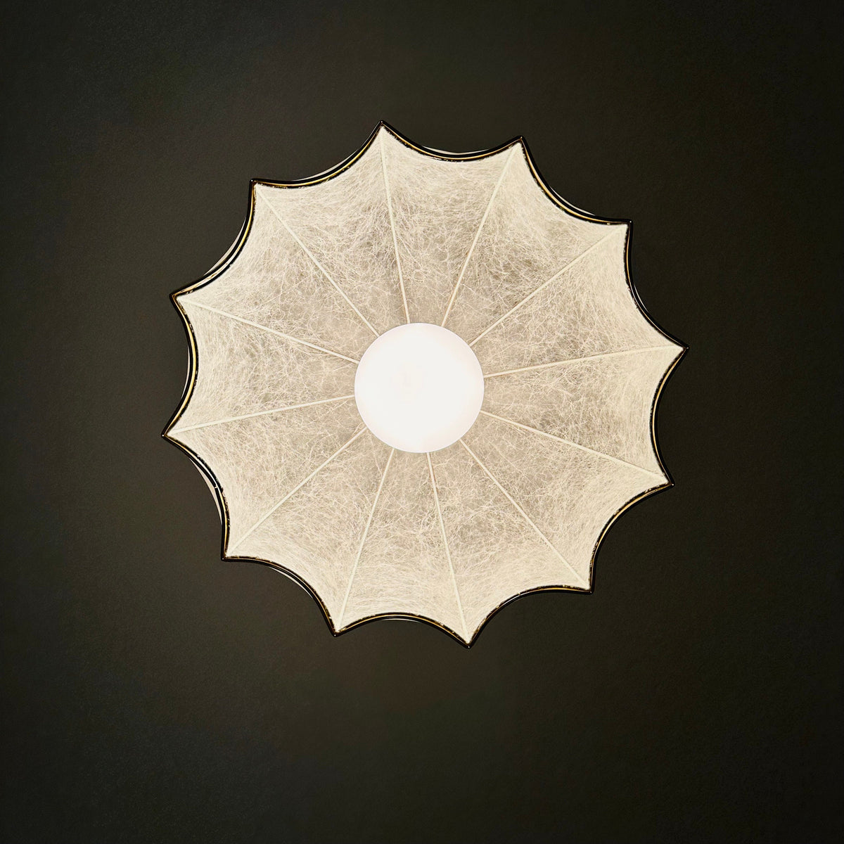 Mid century Colonial style ceiling lamp , Italy, 1970s