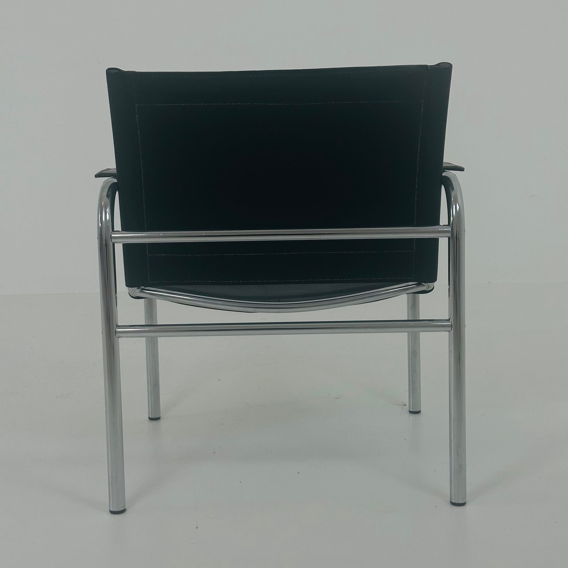 Mid century Klinte leather lounge chair by Tord Björklund, 1970 IKEA Sweden