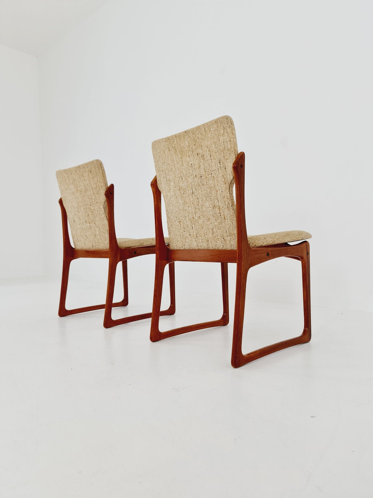 Vintage Danish teak dining charis by Vamdrup Stolefabrik, 1960s, set of 2