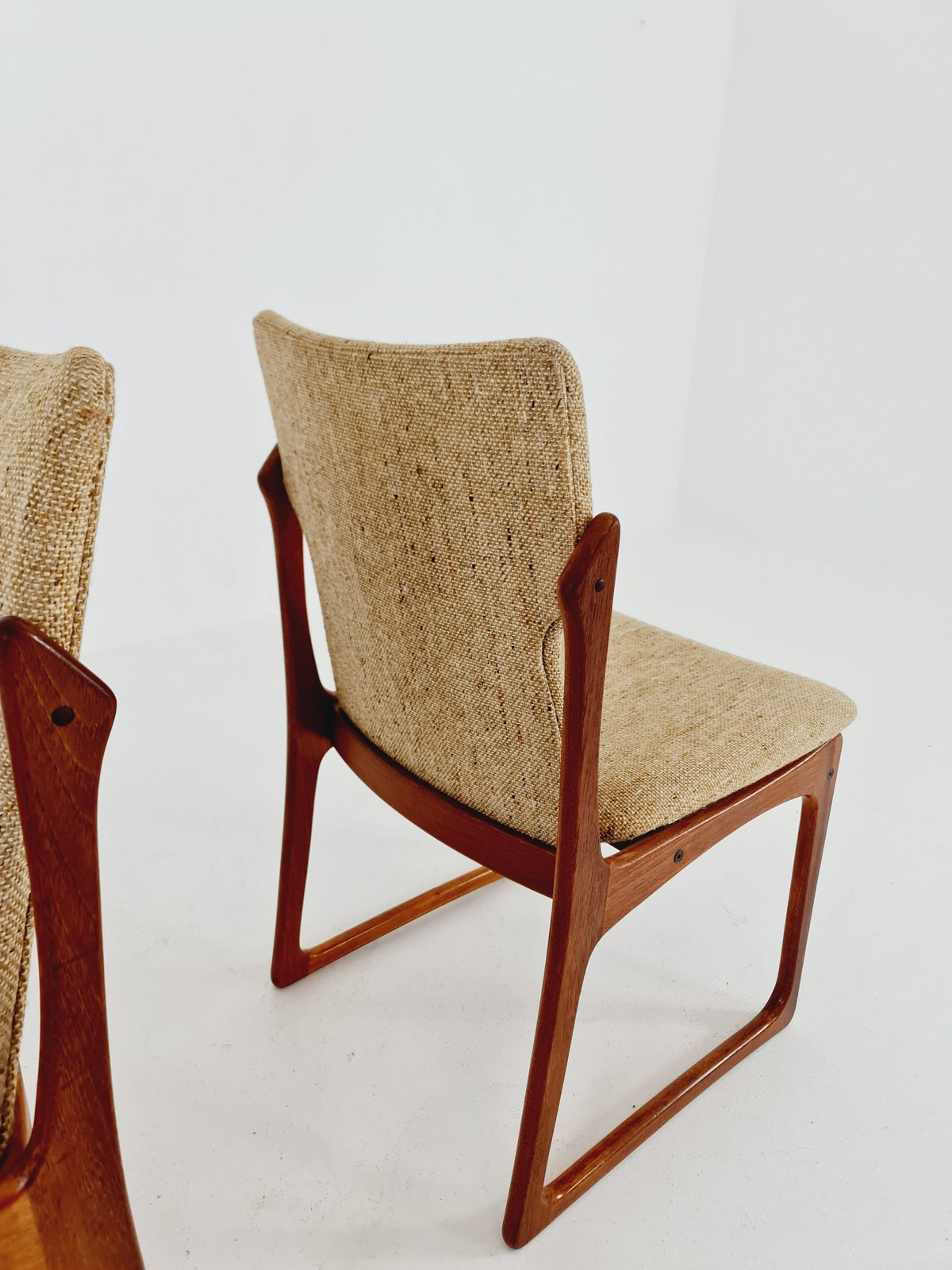 Vintage Danish teak dining charis by Vamdrup Stolefabrik, 1960s, set of 2