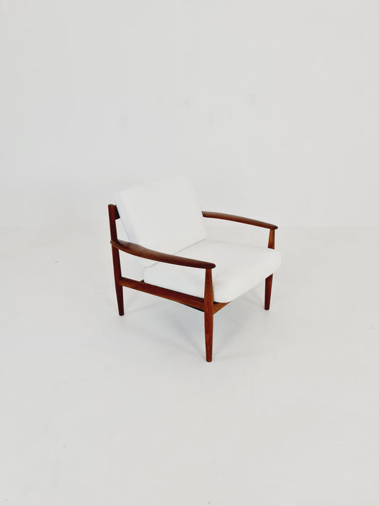 Mid-century Rare Danish teak lounge chair/ Easy chair by Grete Jalk For France &Son , 1960s