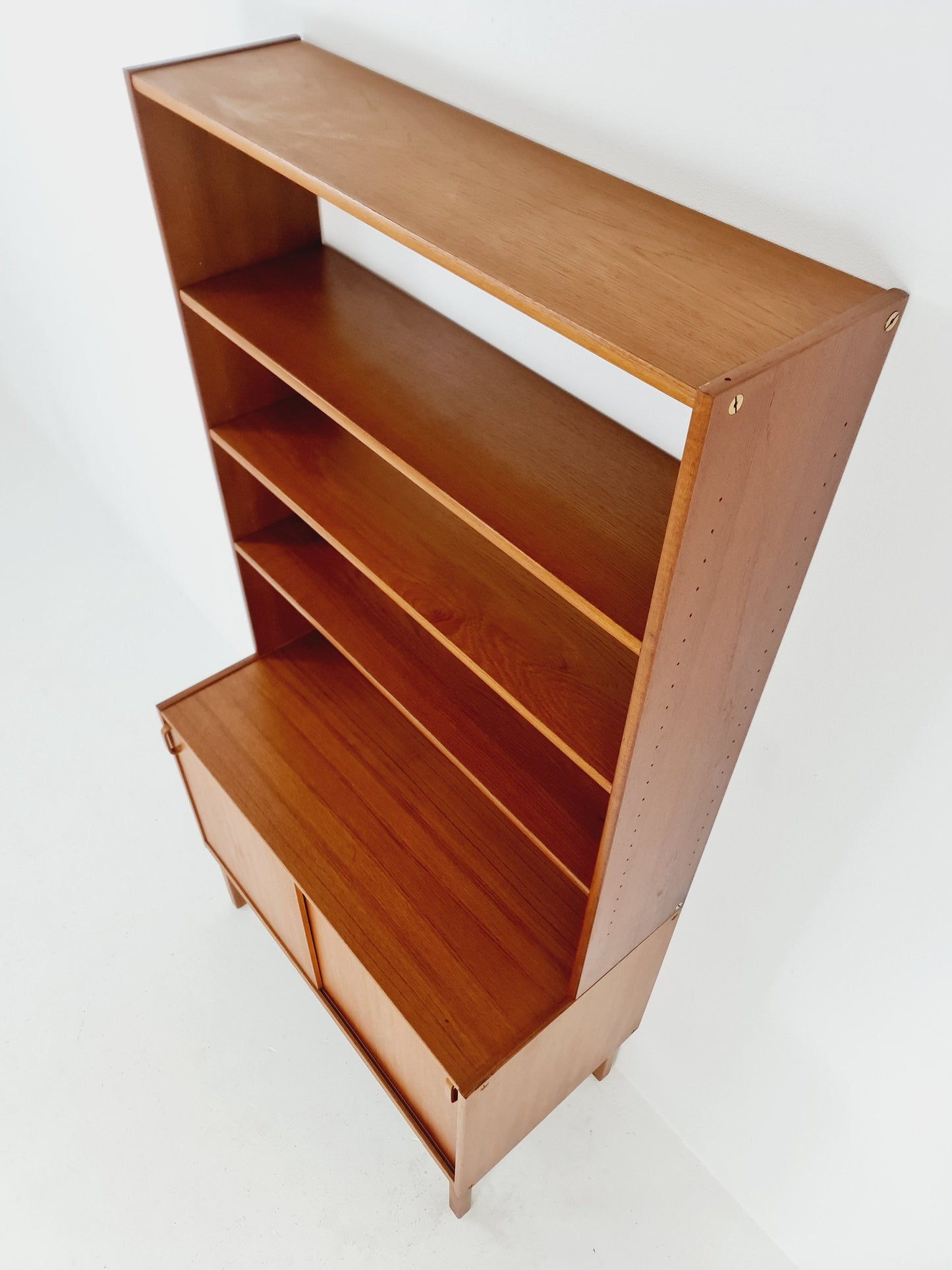 Swedish vintage chest of drawers/ book case teak by Fridhagen for Bodafors, 1960s