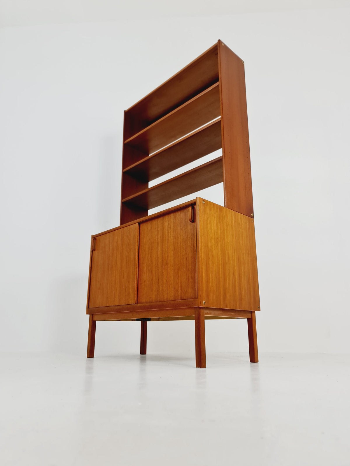 Swedish vintage chest of drawers/ book case teak by Fridhagen for Bodafors, 1960s