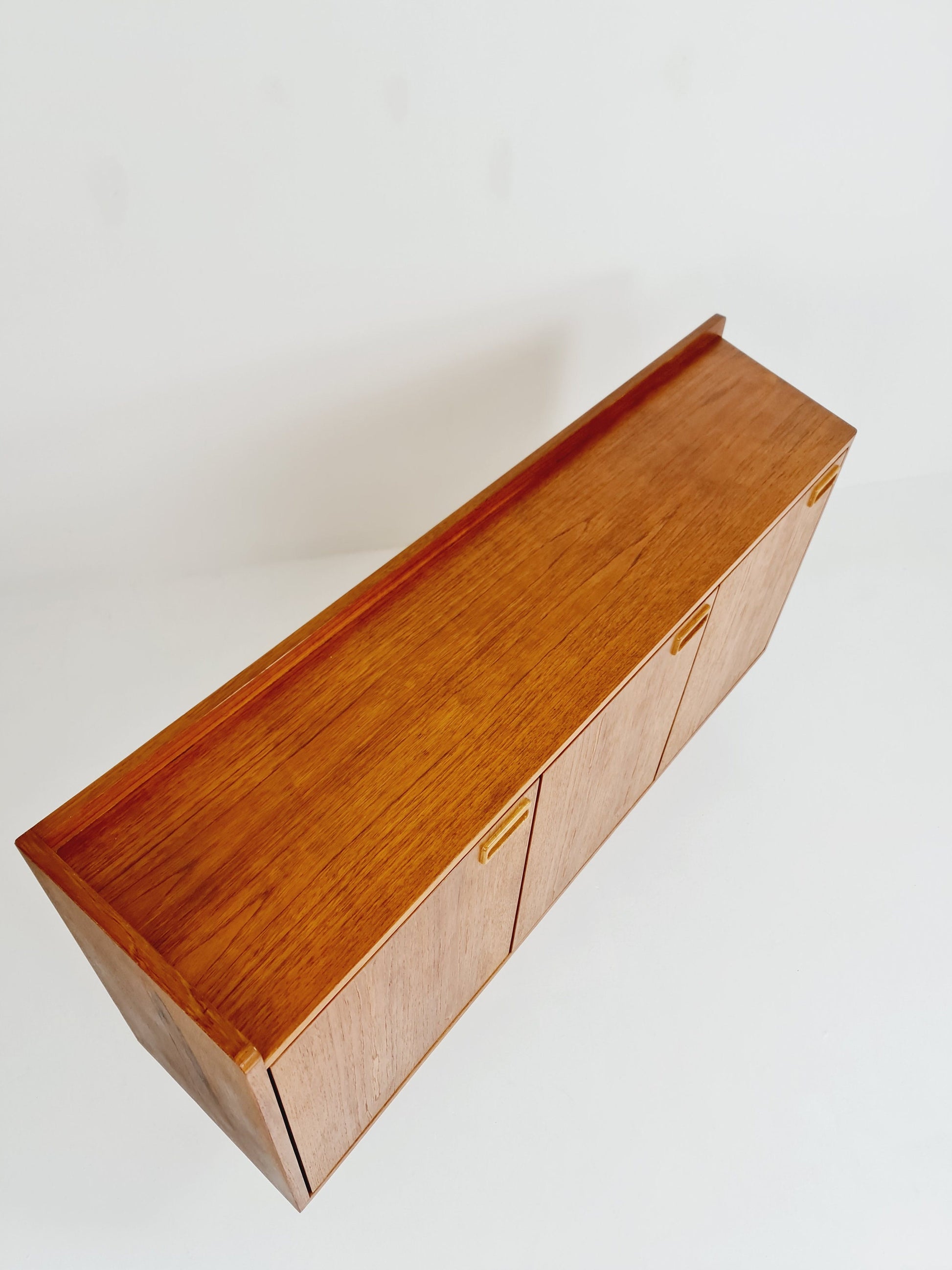 Rare Scandinavian Vintage Teak Sideboard left Corner-fit, 1960s