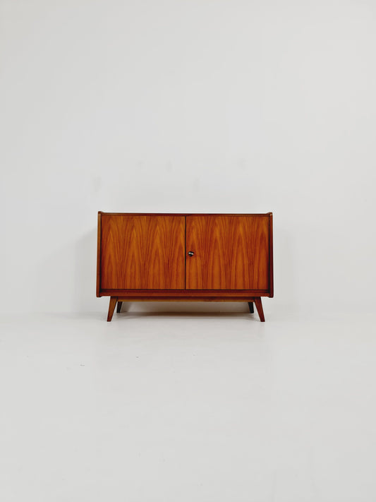 Mid century German vintage Walnut sideboard by Bähre Mignon Möbel, 1960s