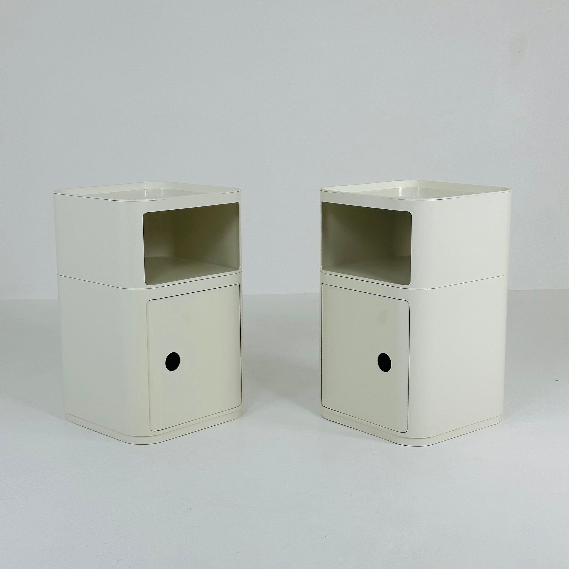 Off-White Modular Trolley by Anna Castelli for Kartell, Italy, 1960s