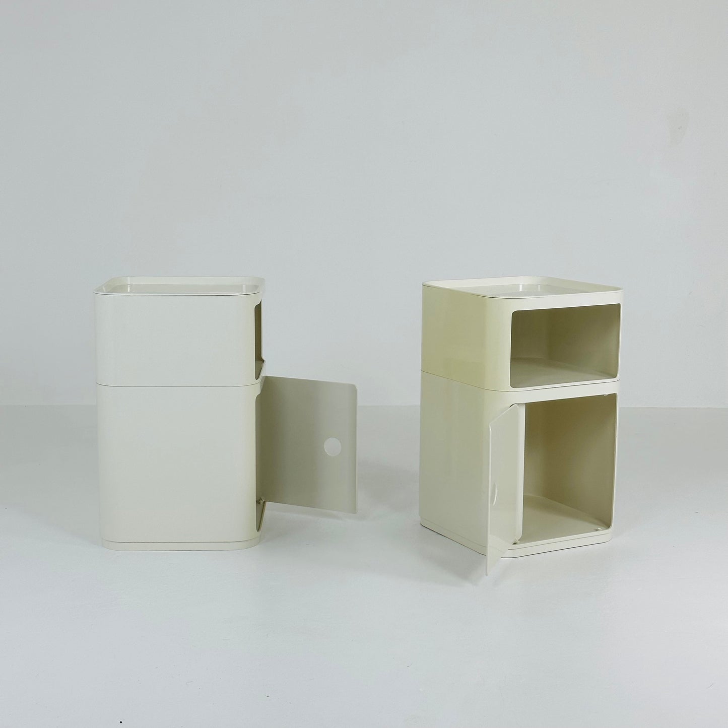 Off-White Modular Trolley by Anna Castelli for Kartell, Italy, 1960s