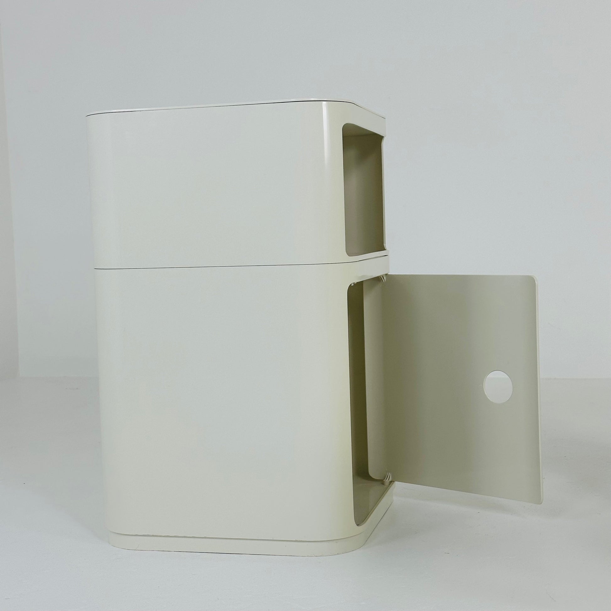 Off-White Modular Trolley by Anna Castelli for Kartell, Italy, 1960s