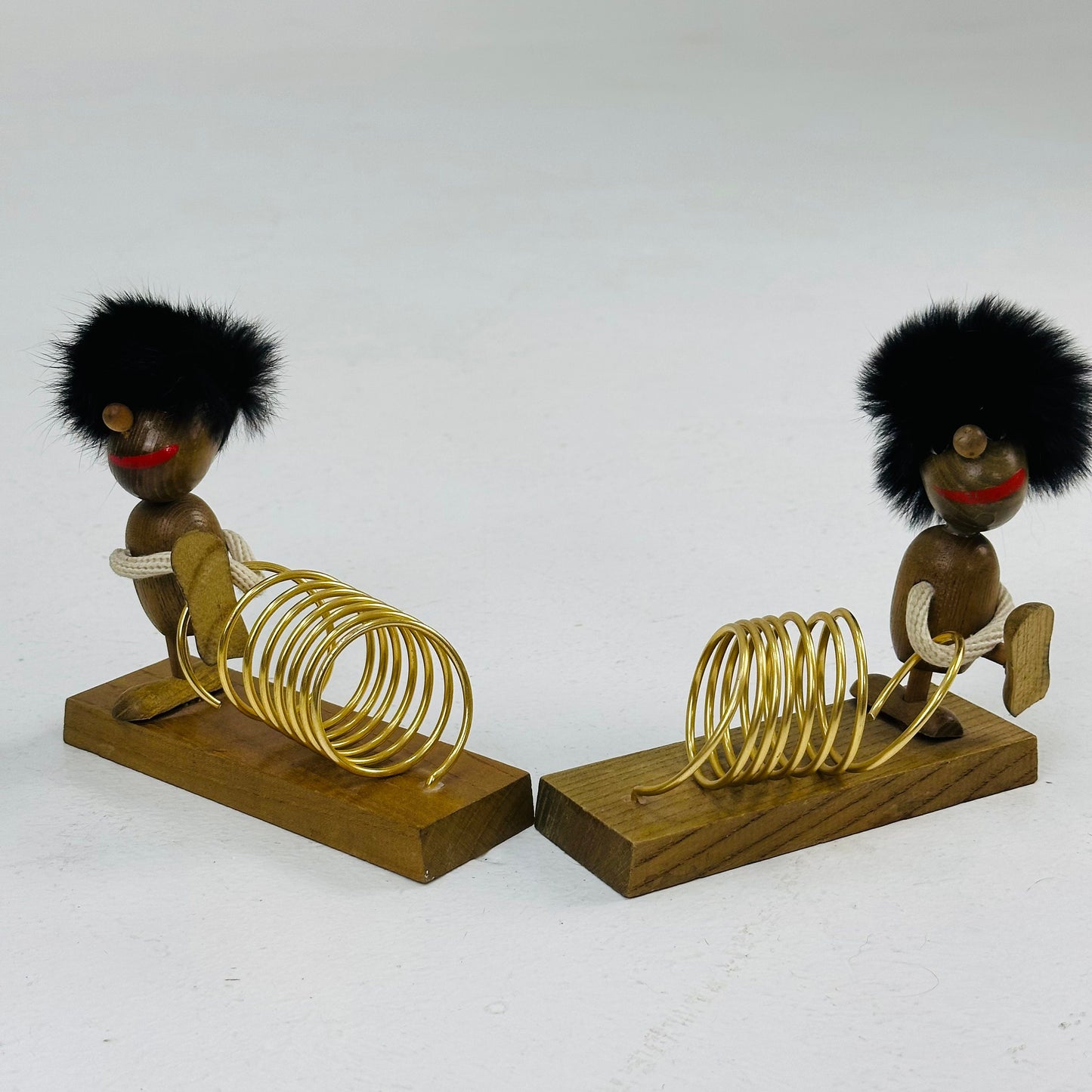 Set of Mid century teak figurines /bottle opener and corkscrew /candle or pen holder /envelope holder 1960s ,Hans Bolling