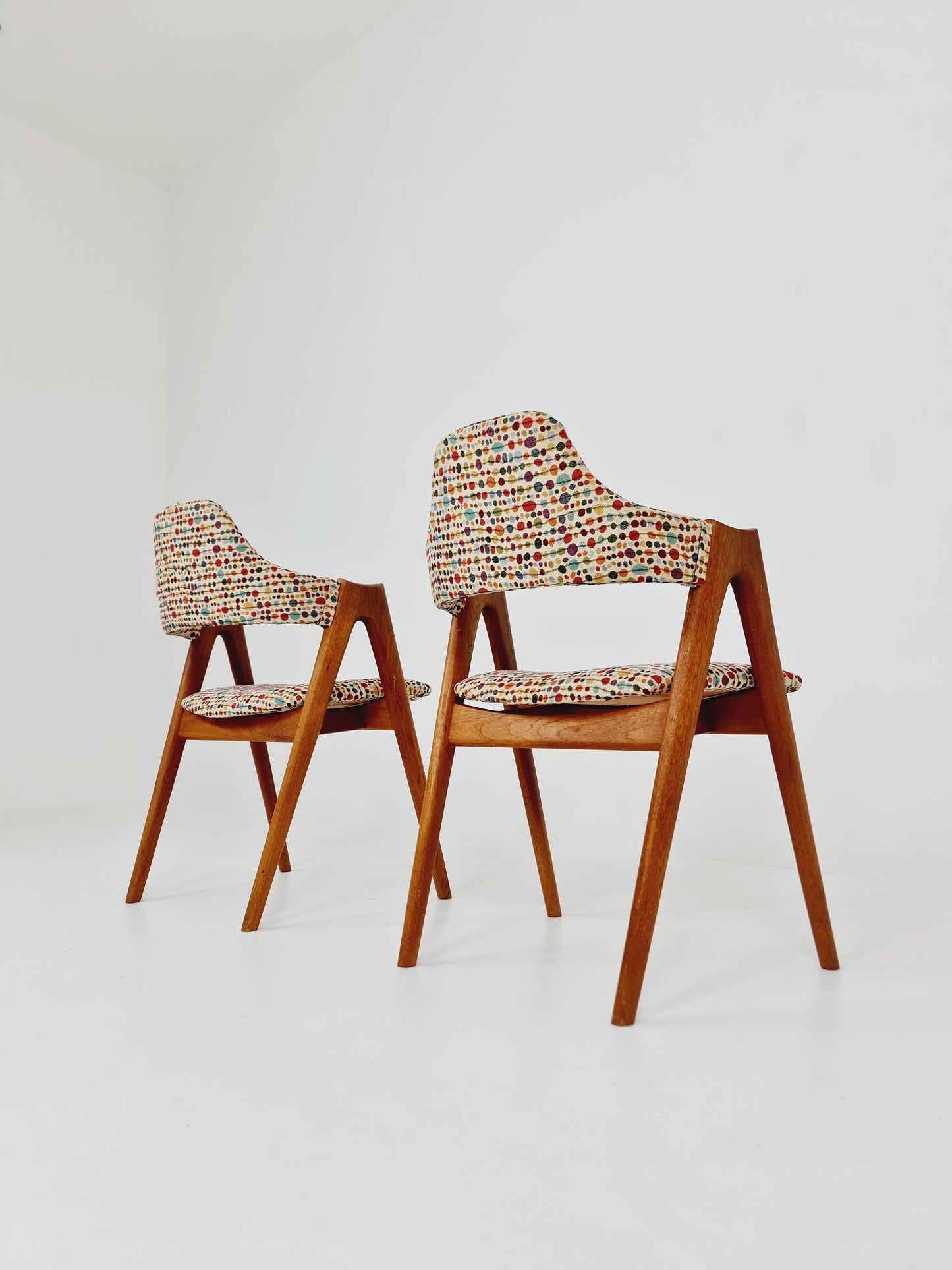 Mid Century Danish dining chairs by Kai Kristiansen for Schou Andersen Model 170 - 1960s, set of 2