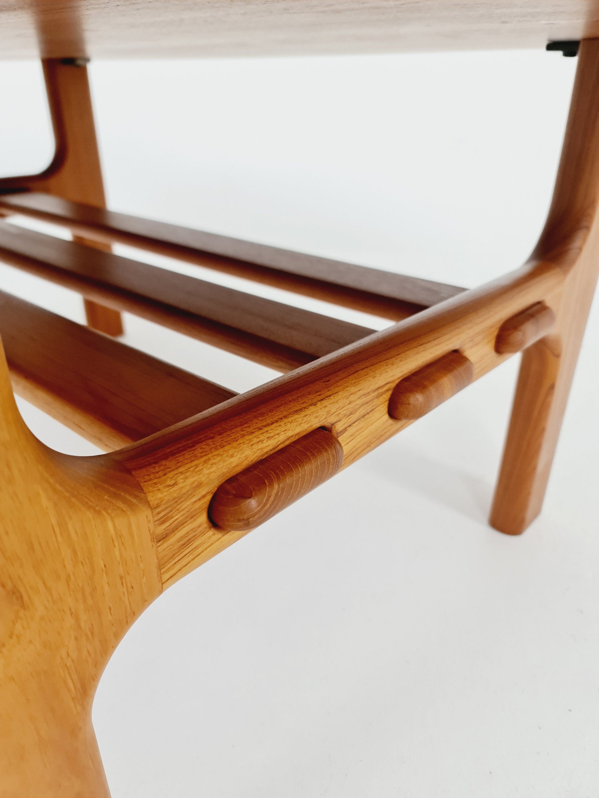 Danish Teak solid coffee table/ side table By Niels Bach for Randers Möbel, 1960s