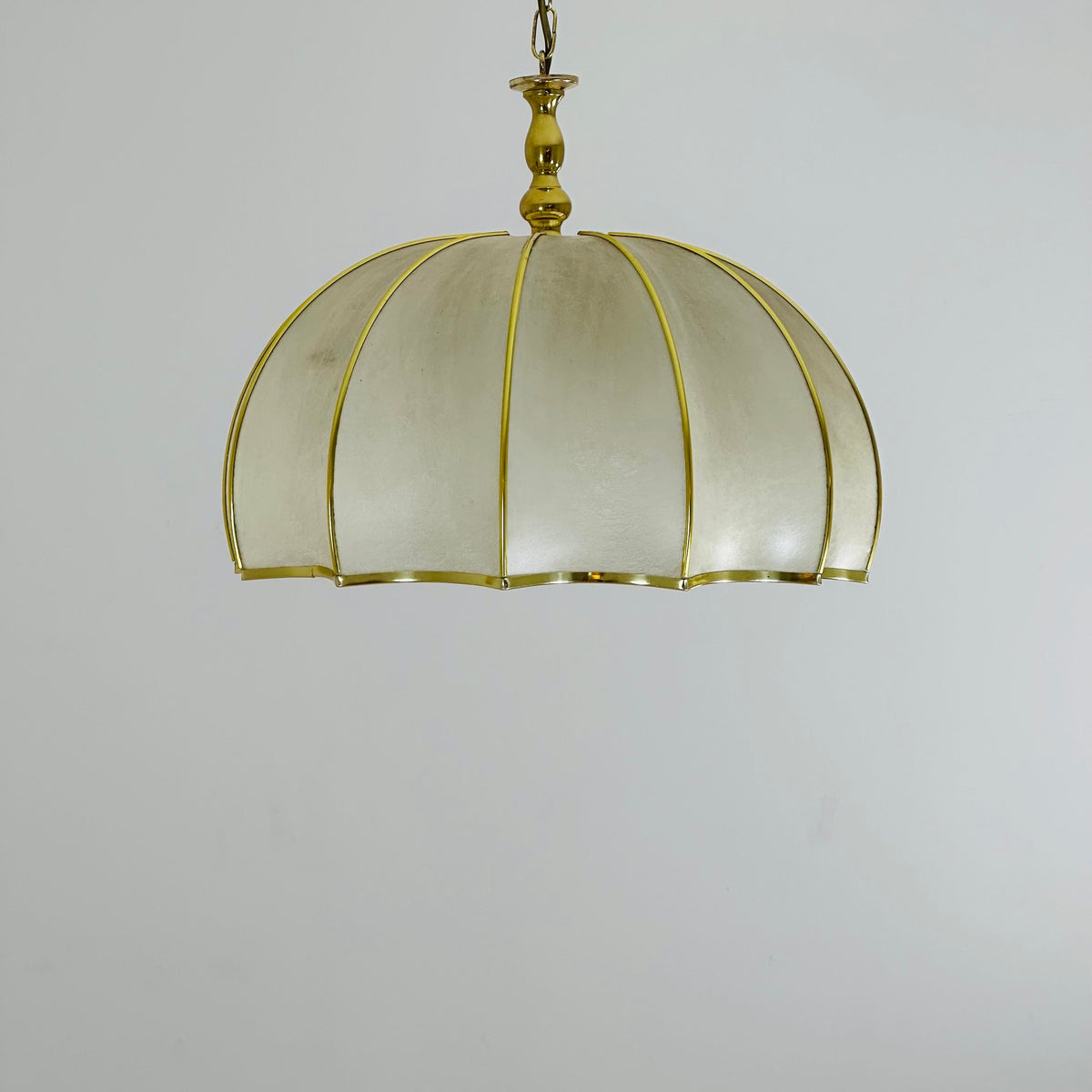 Mid century Colonial style ceiling lamp , Italy, 1970s