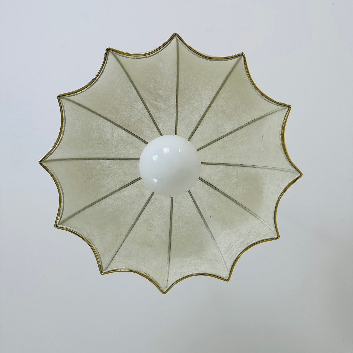 Mid century Colonial style ceiling lamp , Italy, 1970s