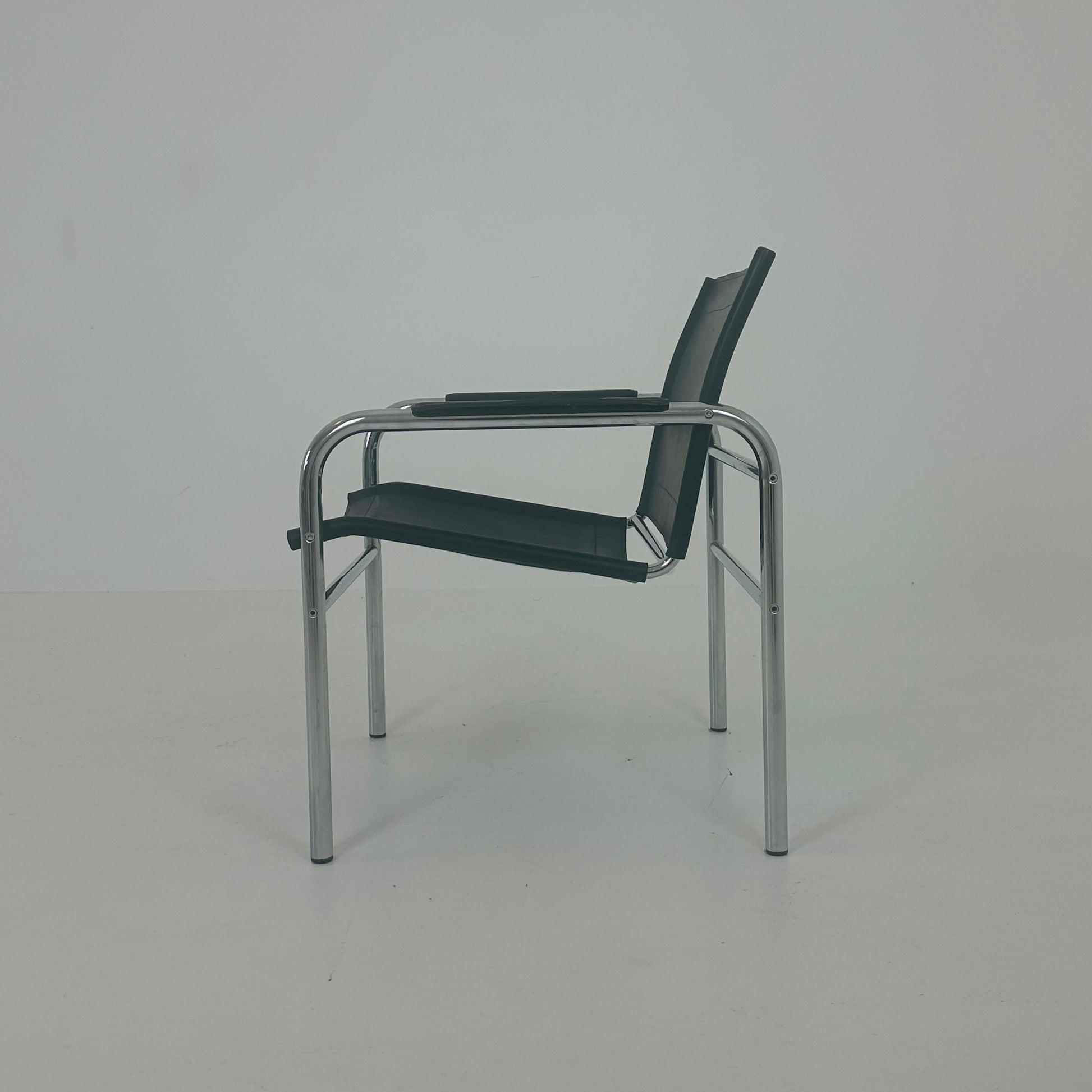 Mid century Klinte leather lounge chair by Tord Björklund, 1970 IKEA Sweden