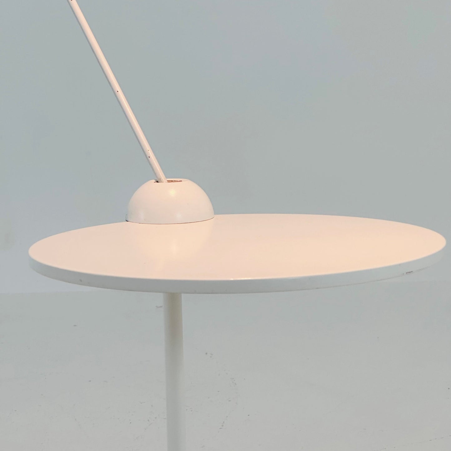 Postmodern Side Table with Lamp by Edward Geluk for Arco, 1980s