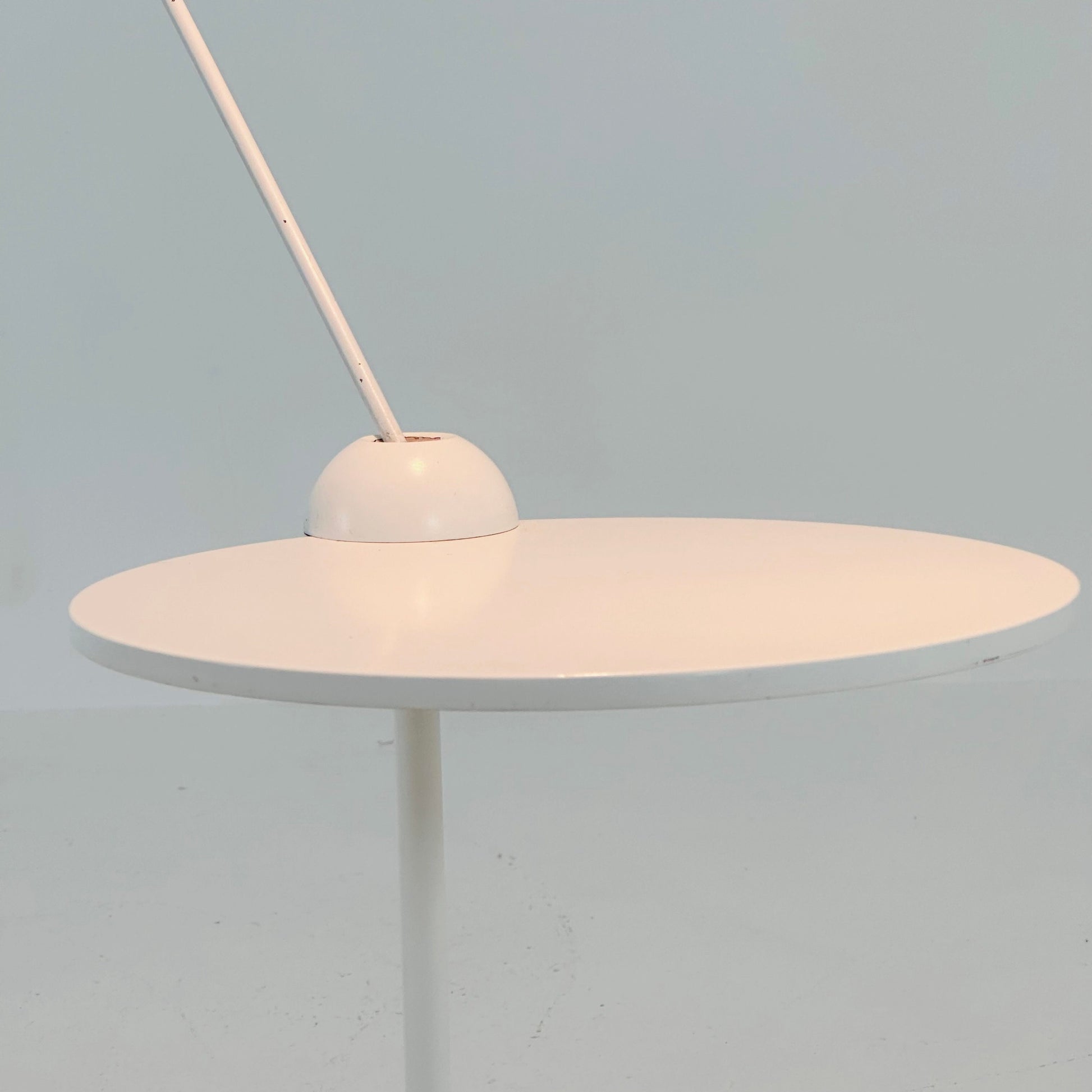 Postmodern Side Table with Lamp by Edward Geluk for Arco, 1980s
