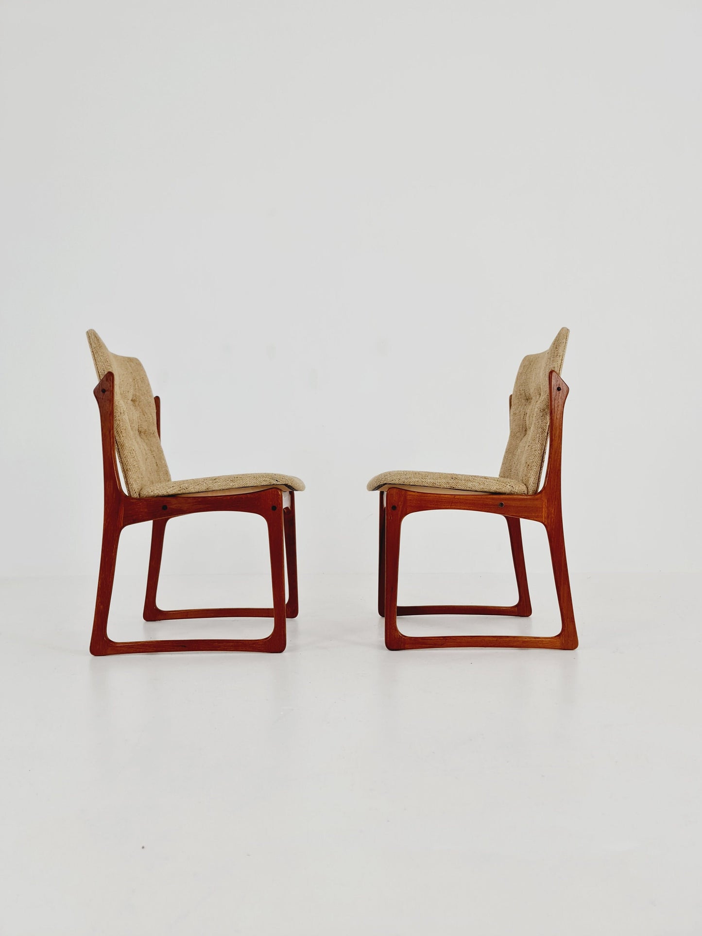 Vintage Danish teak dining charis by Vamdrup Stolefabrik, 1960s, set of 2
