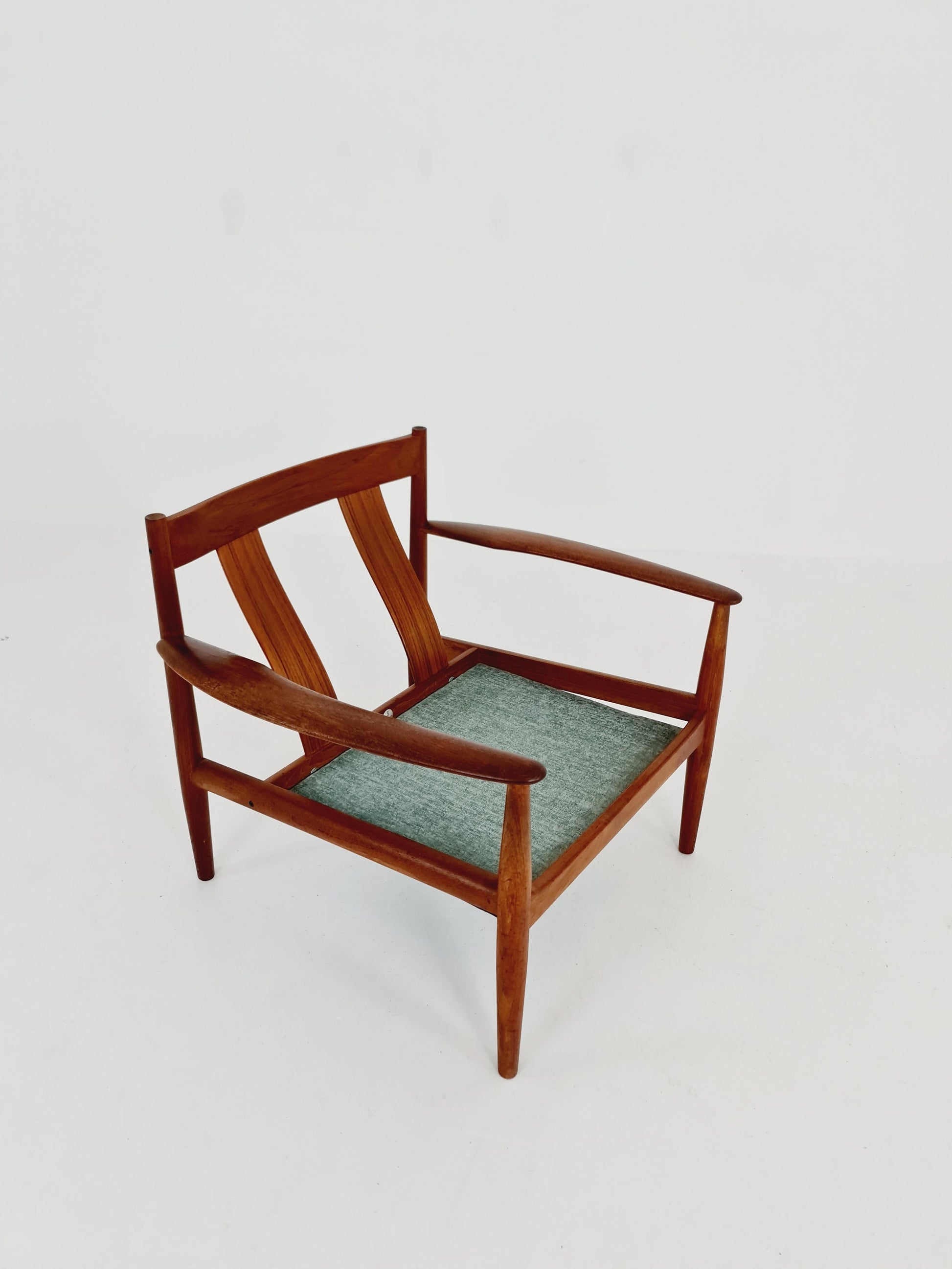 Mid-century Rare Danish teak lounge chair/ Easy chair by Grete Jalk For France &Son , 1960s