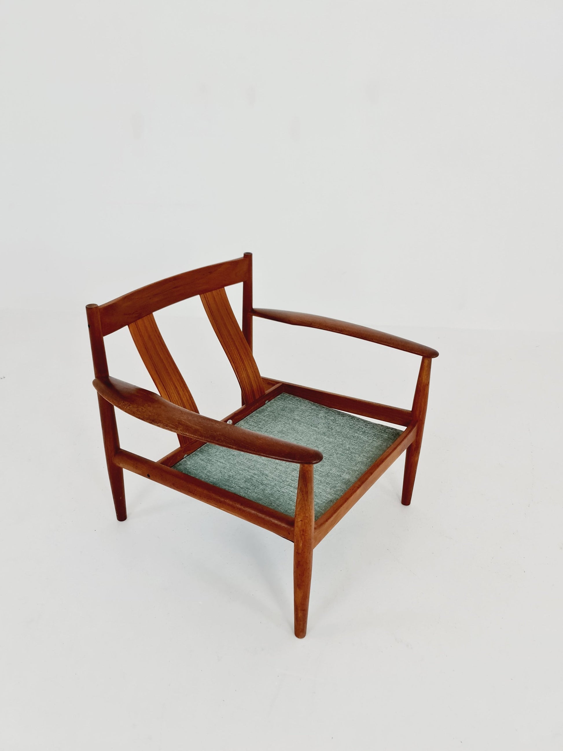 Mid-century Rare Danish teak lounge chair/ Easy chair by Grete Jalk For France &Son , 1960s