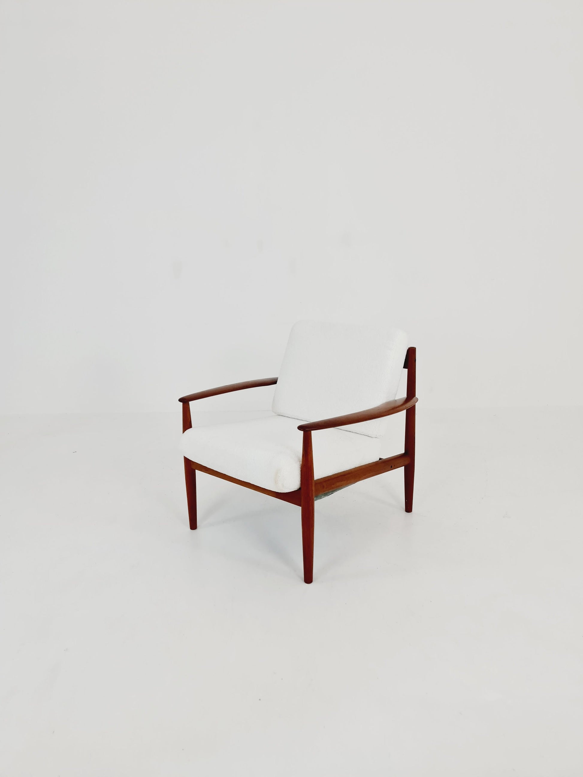 Mid-century Rare Danish teak lounge chair/ Easy chair by Grete Jalk For France &Son , 1960s