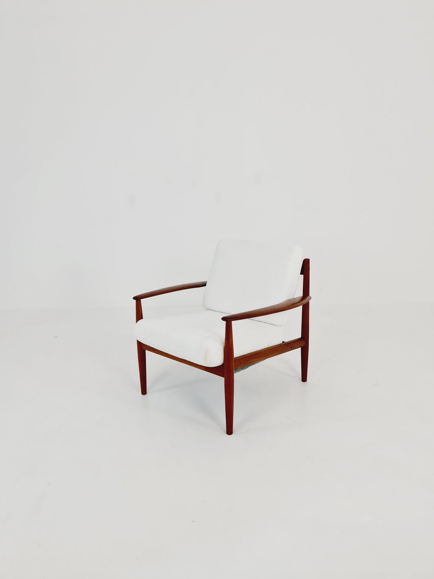 Mid-century Rare Danish teak lounge chair/ Easy chair by Grete Jalk For France &Son , 1960s