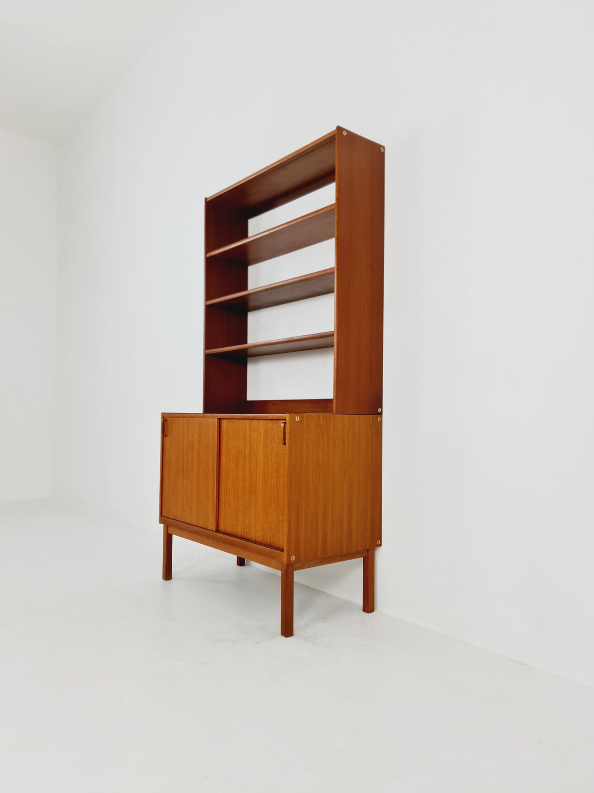 Swedish vintage chest of drawers/ book case teak by Fridhagen for Bodafors, 1960s