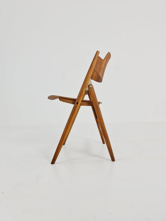 Austrian folding chair model SE18 by Egon Eiermann for Wilde & Spieth, 1950s