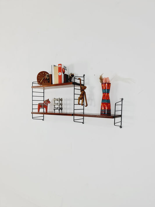 Rosewood original Shelf system vintage from string (Stockholm) shelf the ladder shelf string 1960s