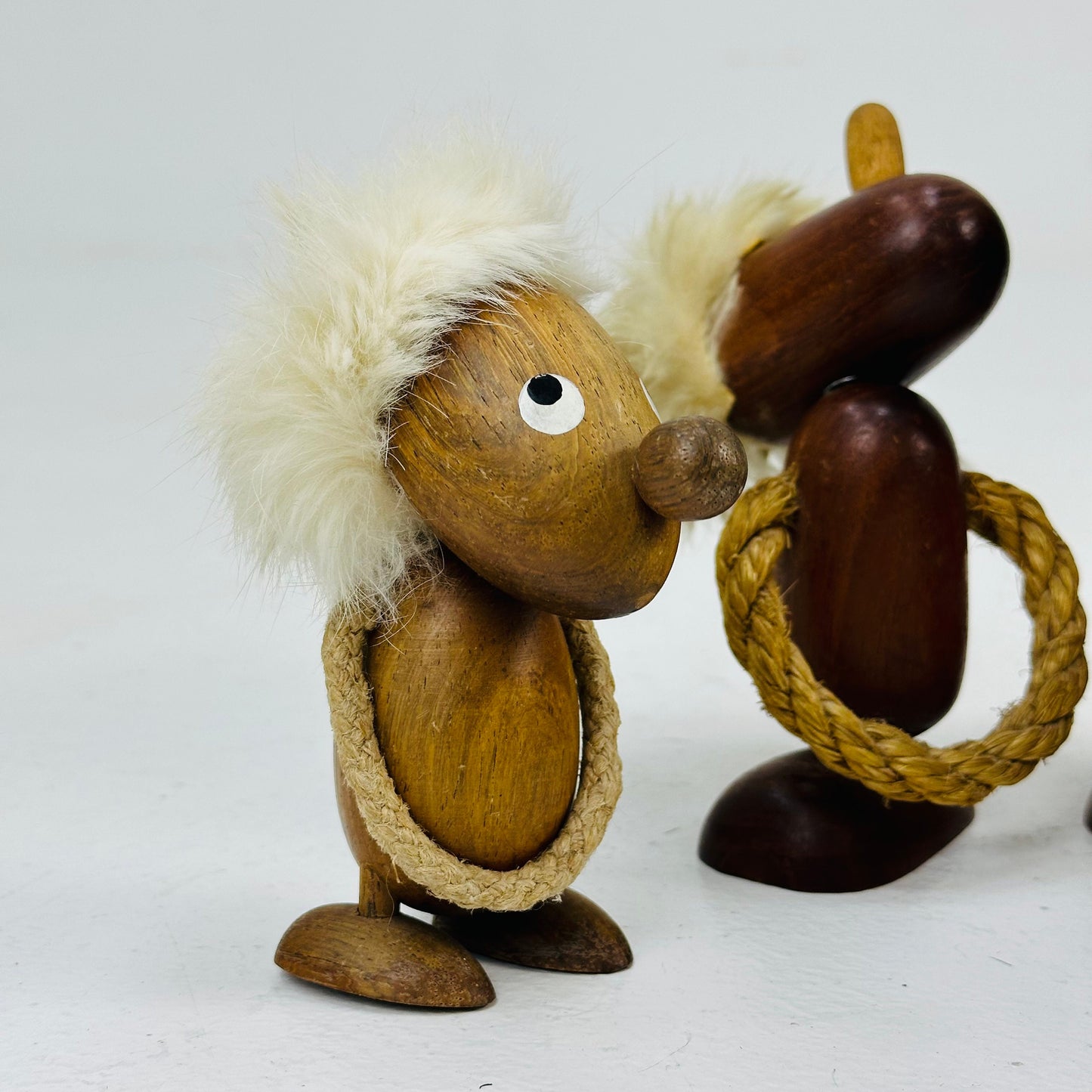 Mid century teak classic set of figurines from the 1960s. Hans Bolling /Ciola