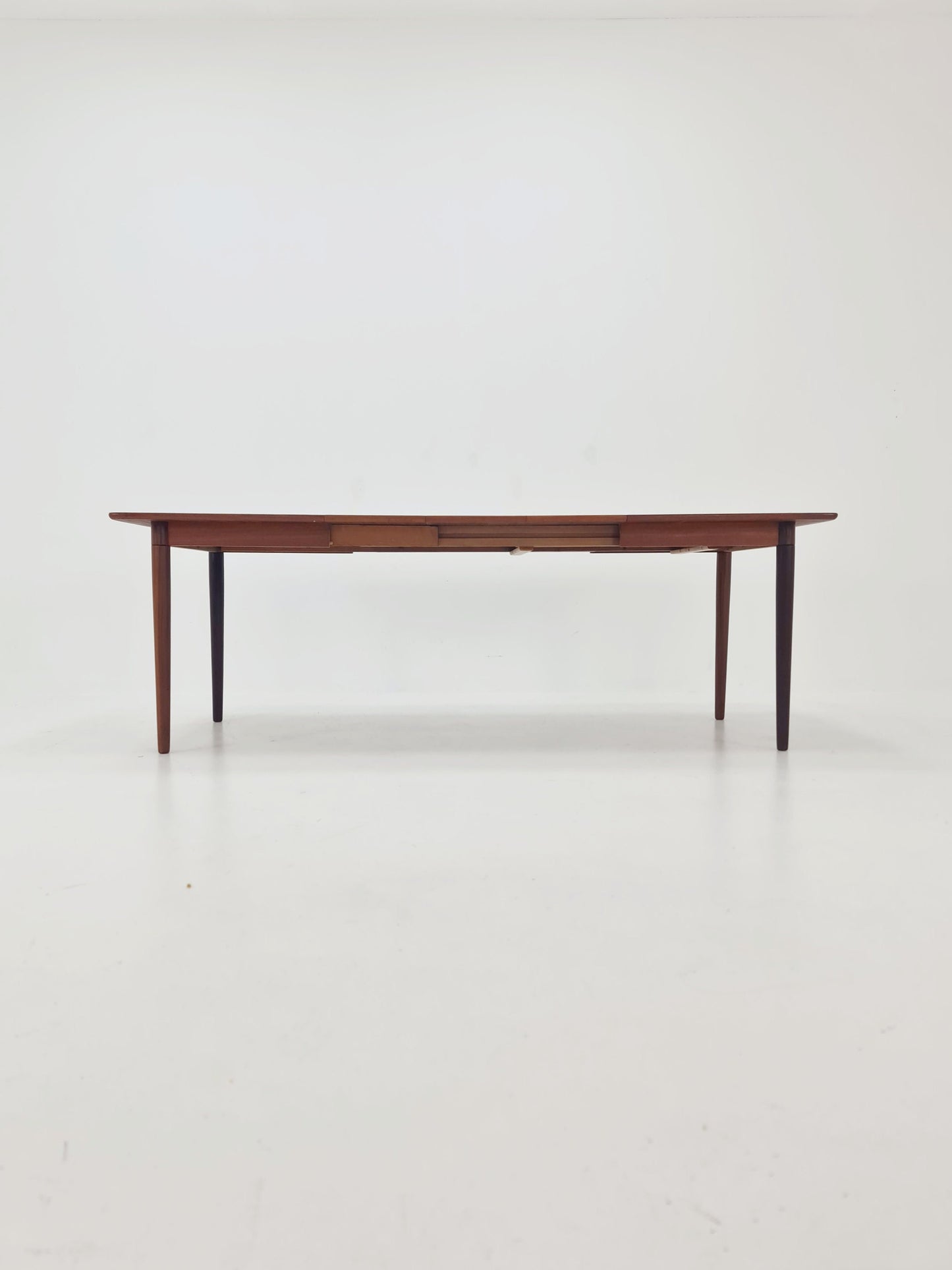 MId Century Large teak Dining Table By Gustav Bahus , Norway , 1960s
