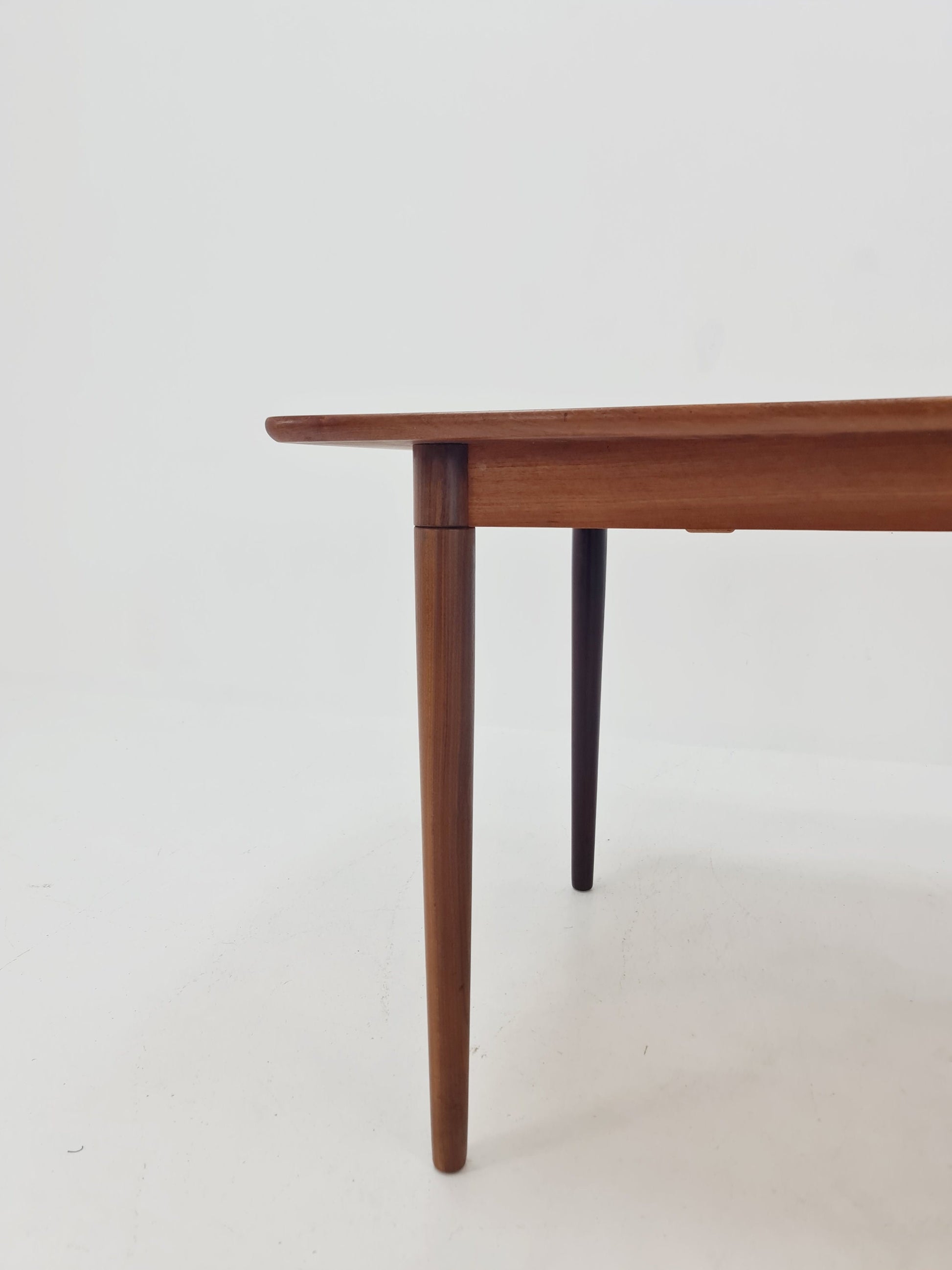 MId Century Large teak Dining Table By Gustav Bahus , Norway , 1960s