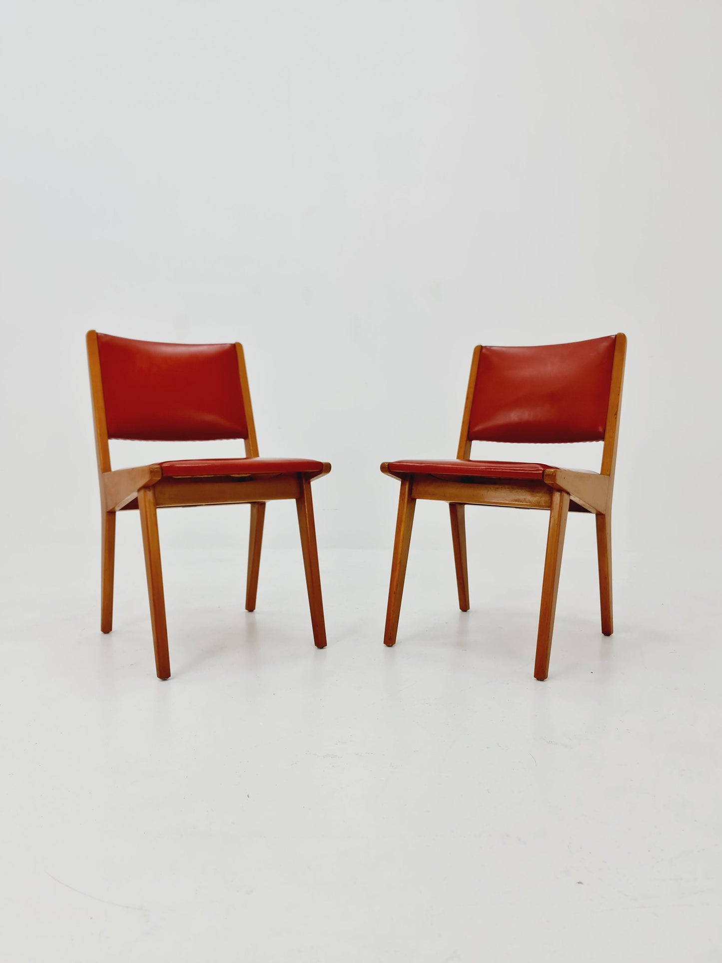 Vintage German dining charis by Jens Risom For Knoll Model Vostra 666 , 1960s, set of 2